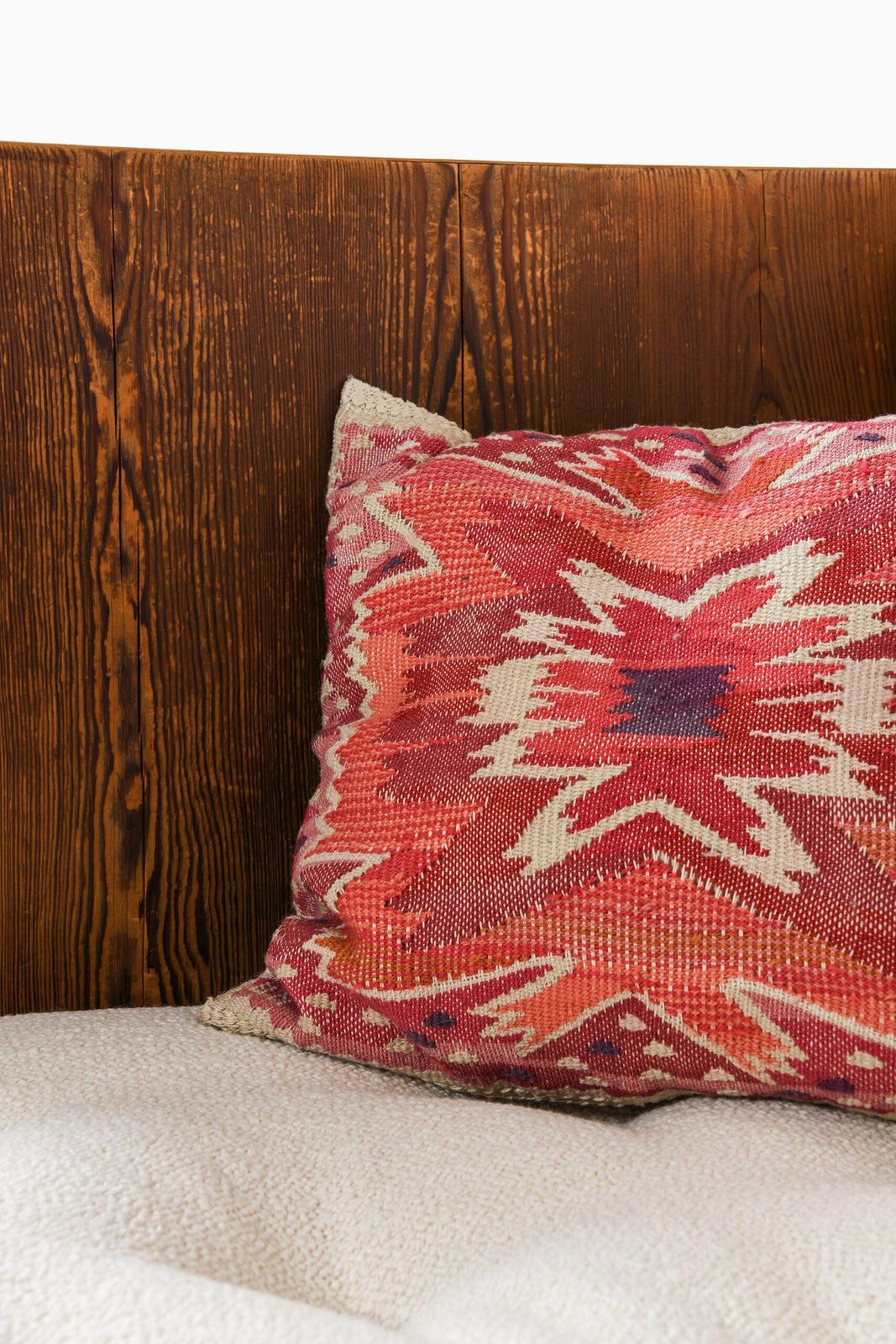 Pillow, 'Nejlikan Röd', In Wool By Barbro Nilsson, 1950 photo buy