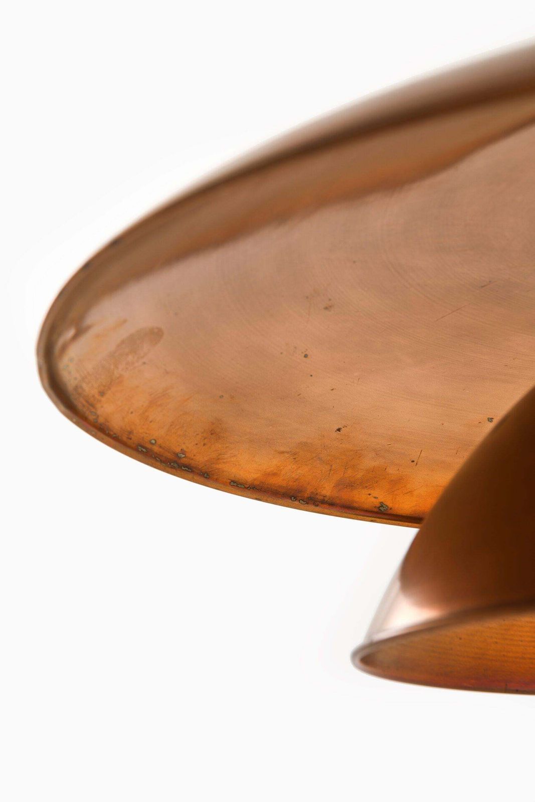 Ph 5/5 Ceiling Lamp In Copper And Nickel By Poul Henningsen, 1940s photo 41744.0