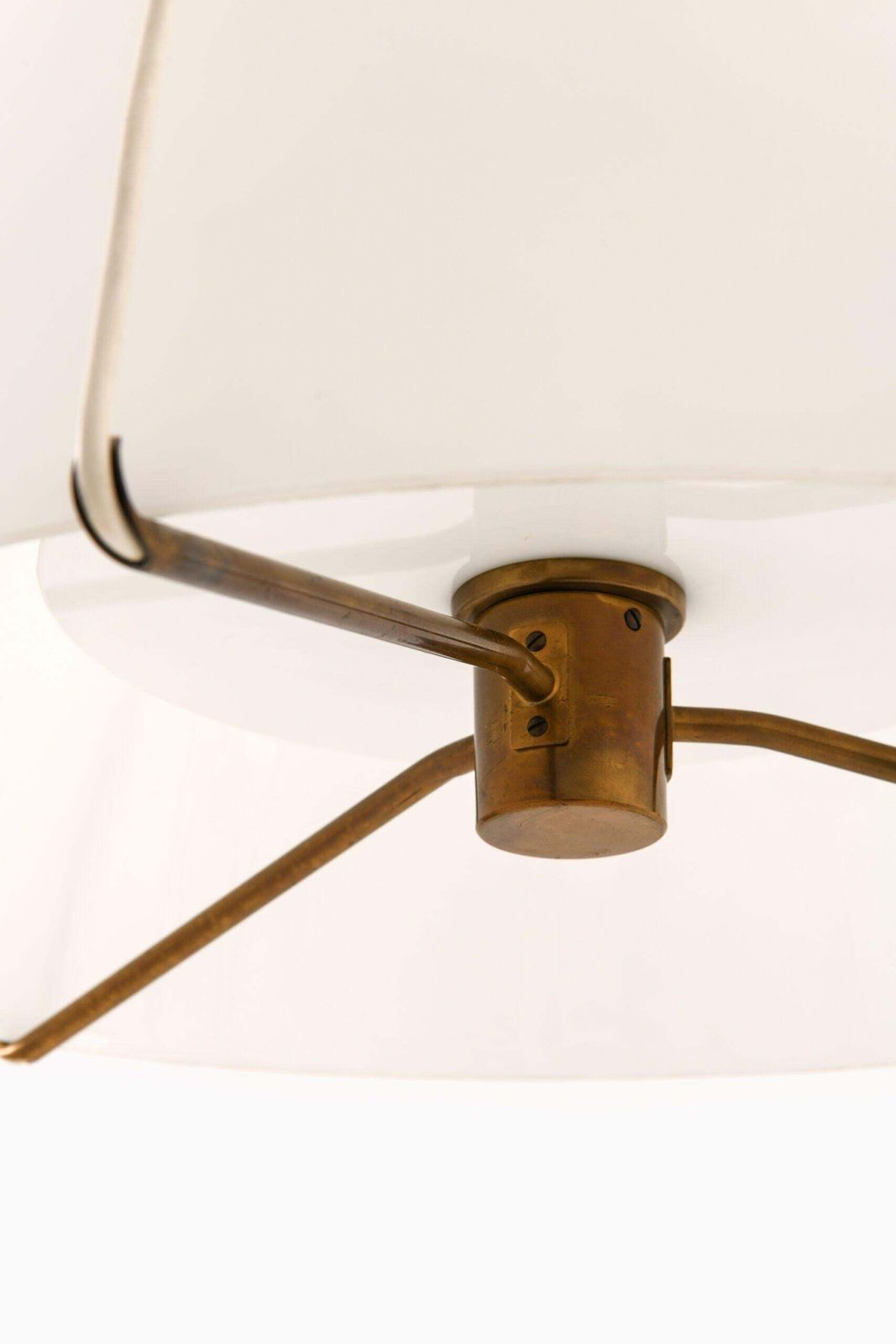 Ceiling Lamp, Model Number 31234, In Opaline Glass By Bertil Brisborg, 1940s photo Lighting