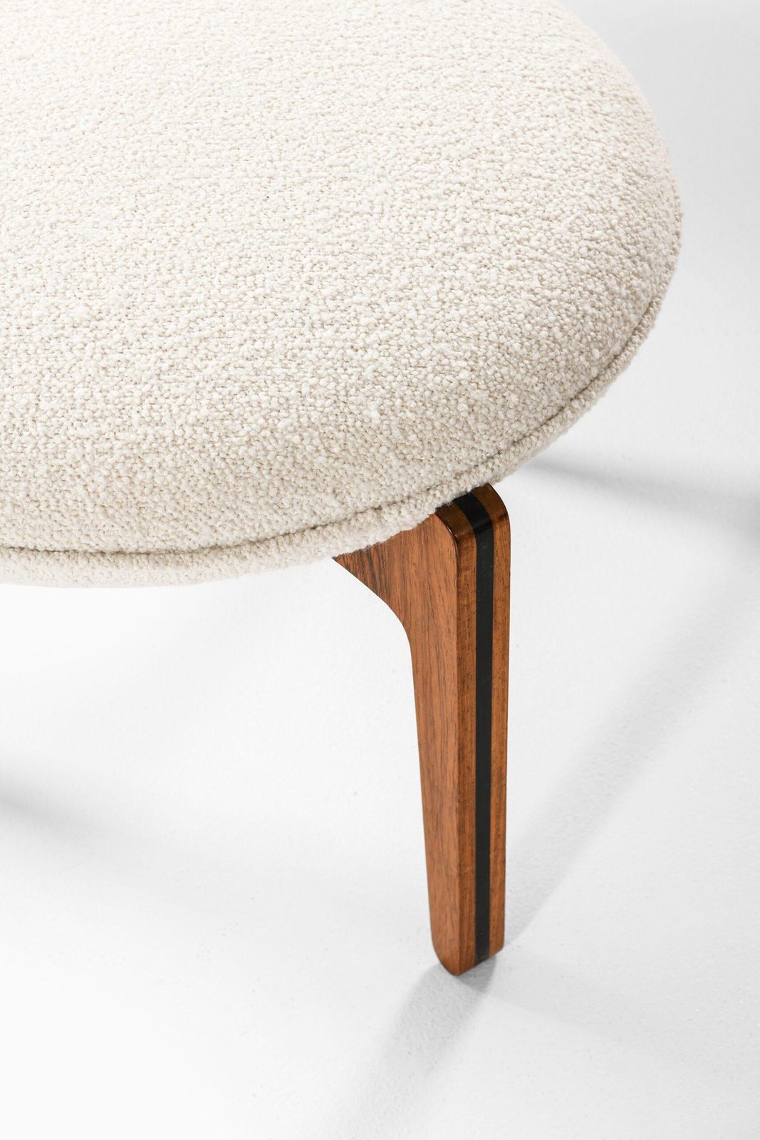 Pair Of Easy Chairs And Stool In Rosewood Designed By Sven Ellekær, 1962 photo furniture