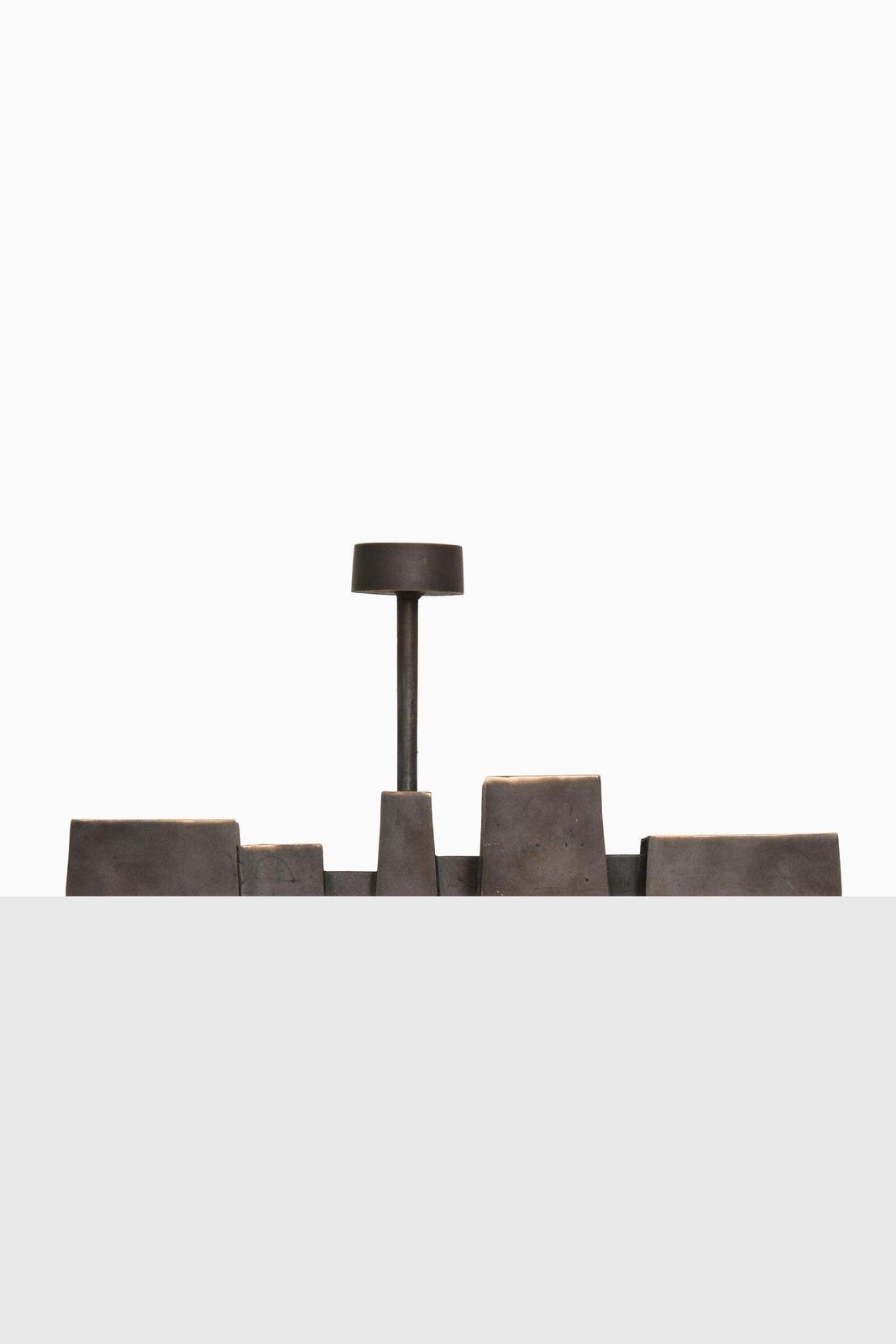 “Candle Collage” Candlestick In Bronze By Folkform, 2010 photo furniture