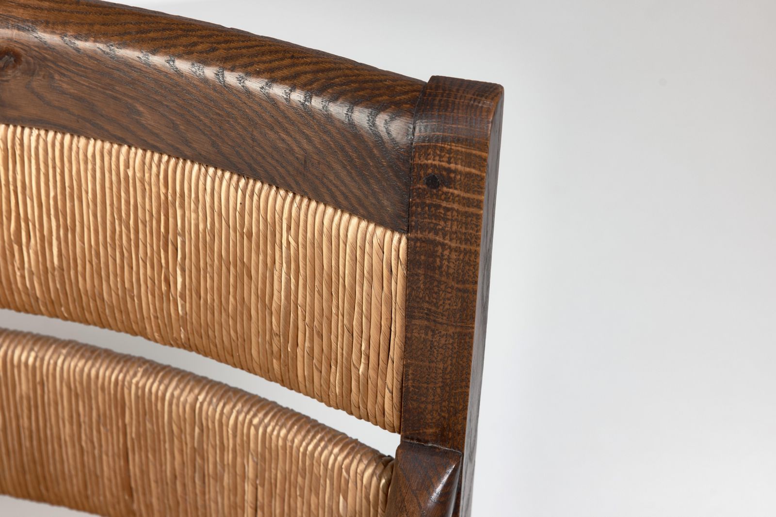 photo for sale Pair Of French Oak Armchairs, France, 1950s