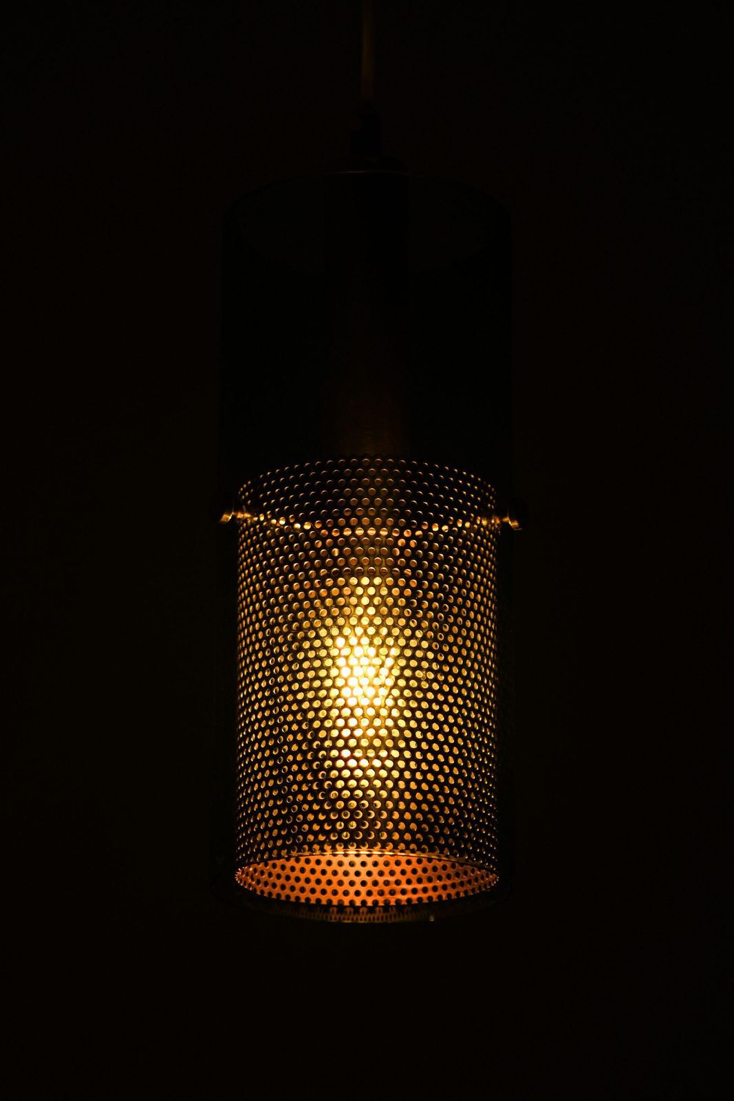 Ceiling Lamp In Brass And Original Glass By Hans Agne Jakobsson, 1950's photo buy