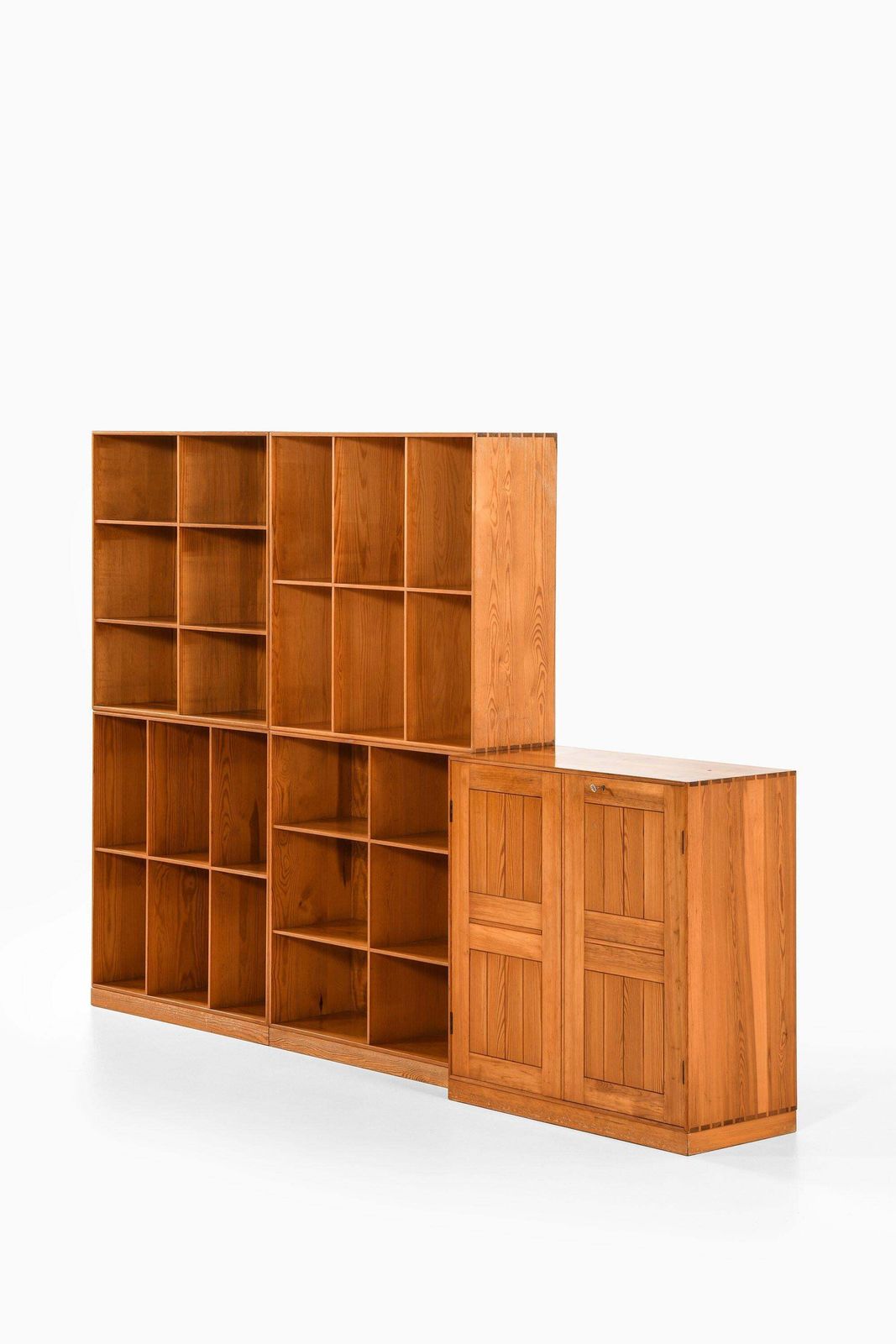 Bookcases In Oregon Pine By Mogens Koch, 1933 photo for sale