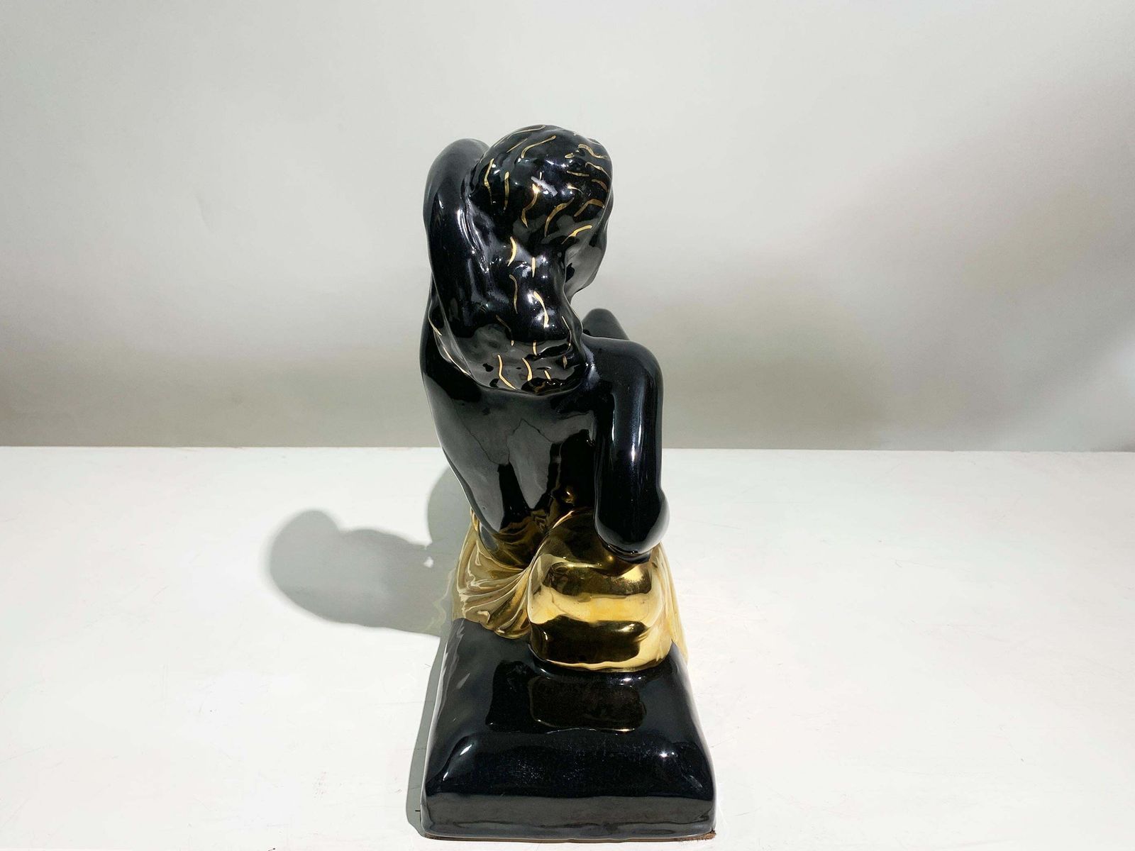 Art Deco "Reclining Woman" Sculpture By Charles Lemanceau, Signed "C.Lemanceau" photo buy