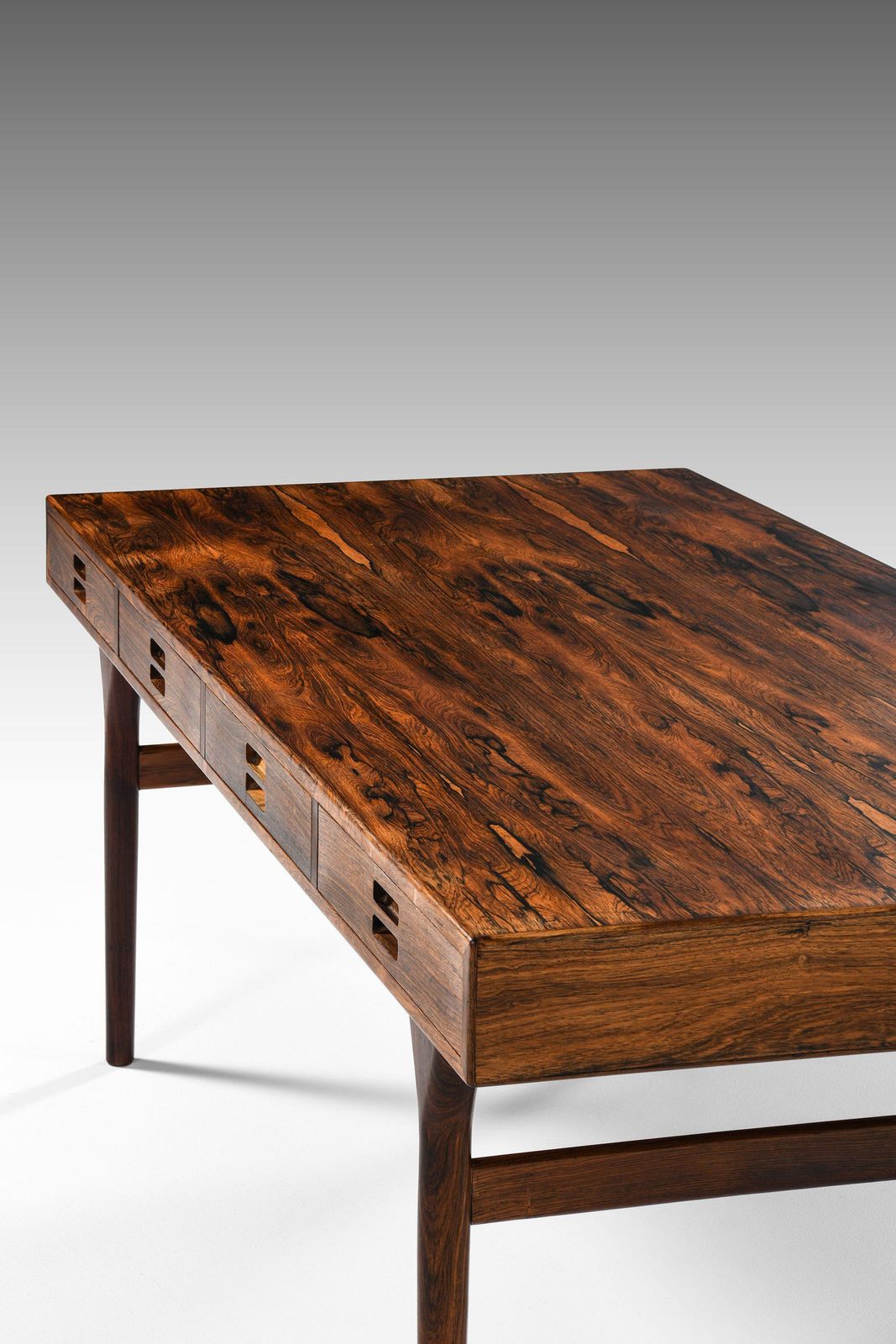 Freestanding Desk With 4 Drawers In Rosewood By Nanna Ditzel, 1955 photo for sale