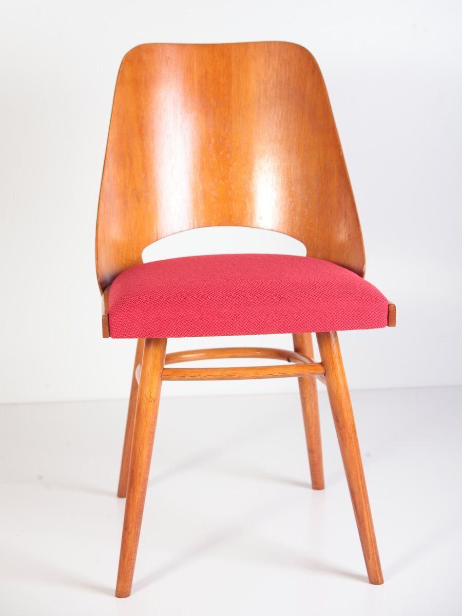 photo furniture Mid Century Dining Chairs By Oswald Heardtl For Ton, 1960s, Set Of 4