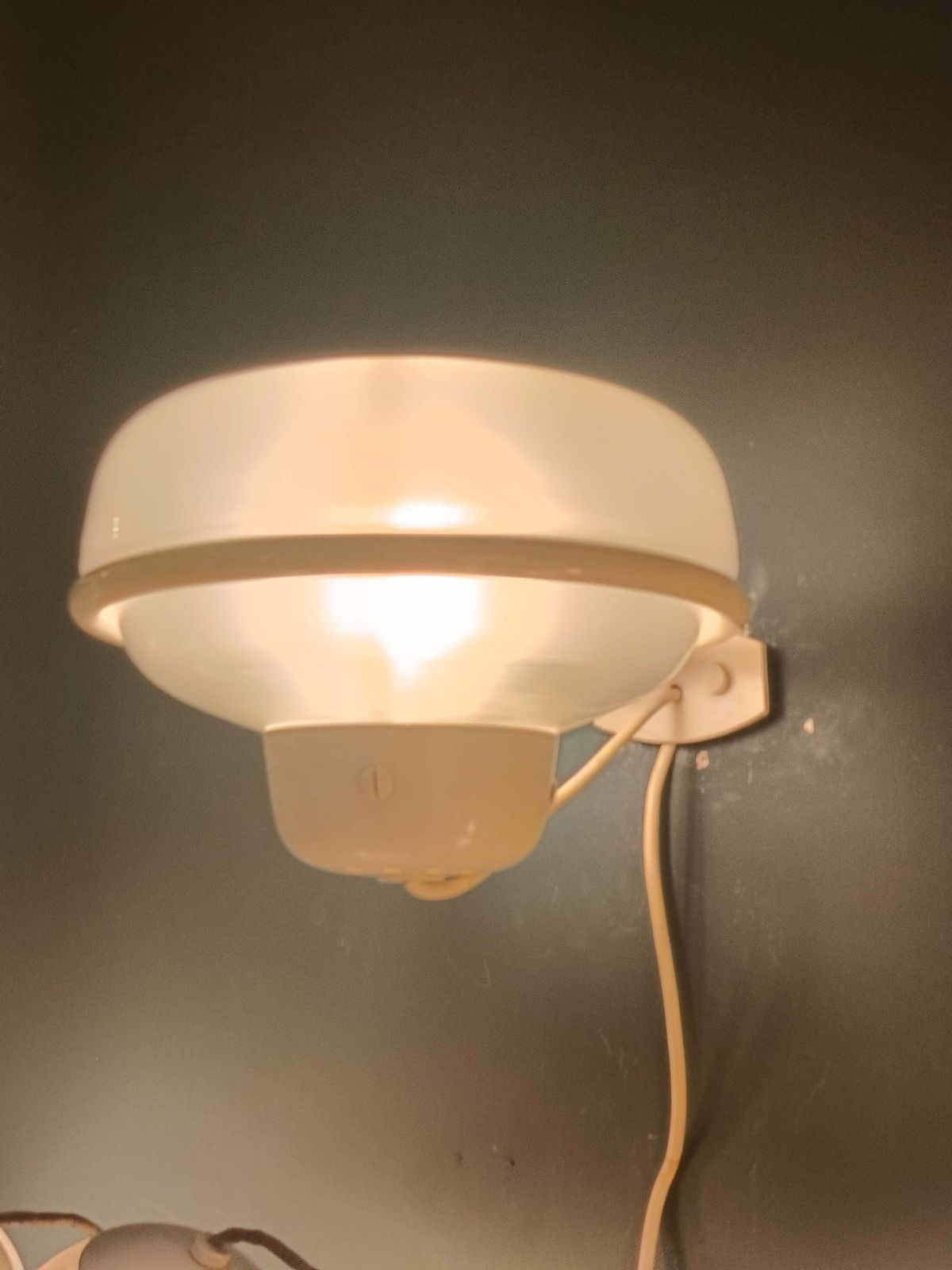 Gino Sarfatti For Arteluce Wall Lamp "228" White, Italy 1950s photo vintage