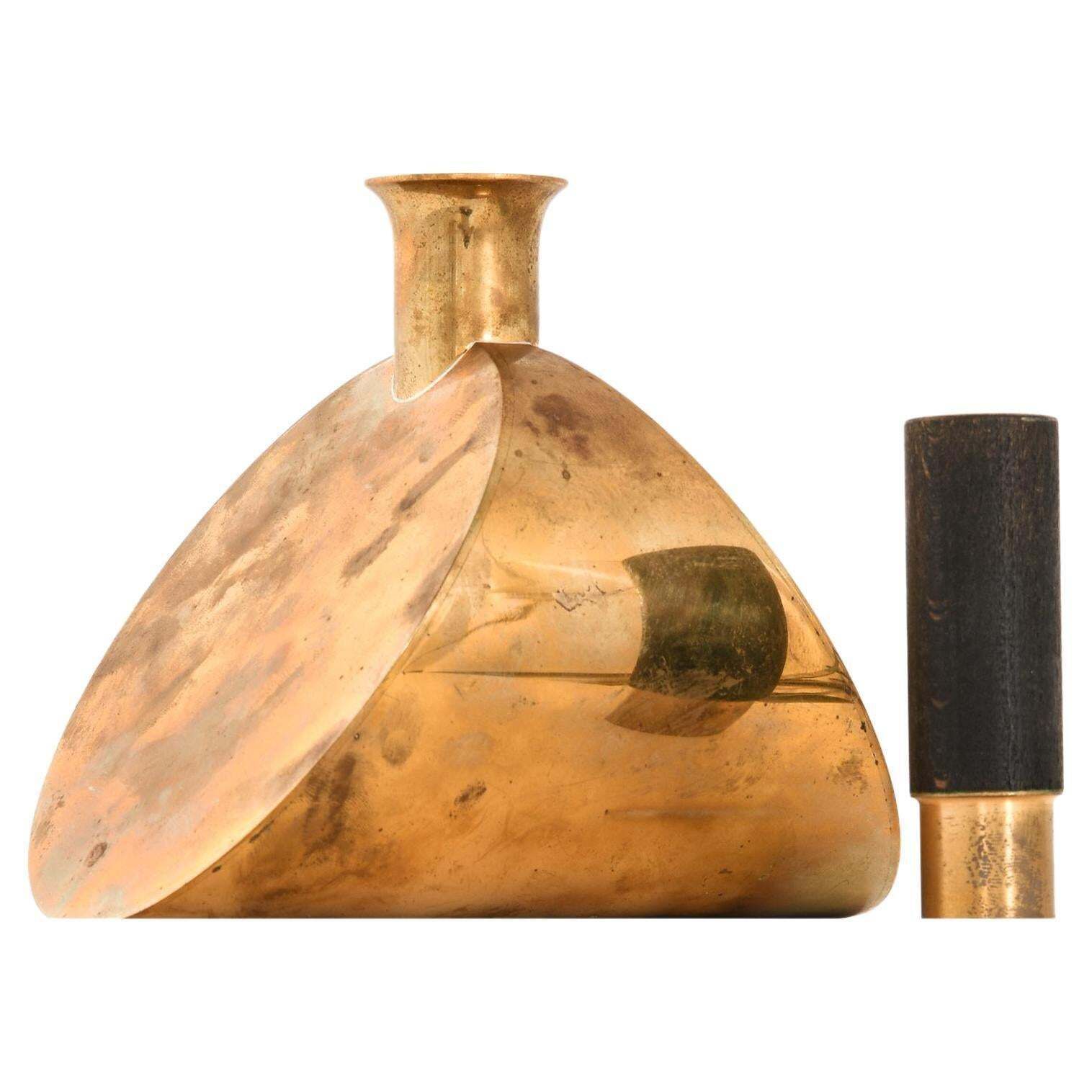 Decanter In Brass By Pierre Forsell, 1950's