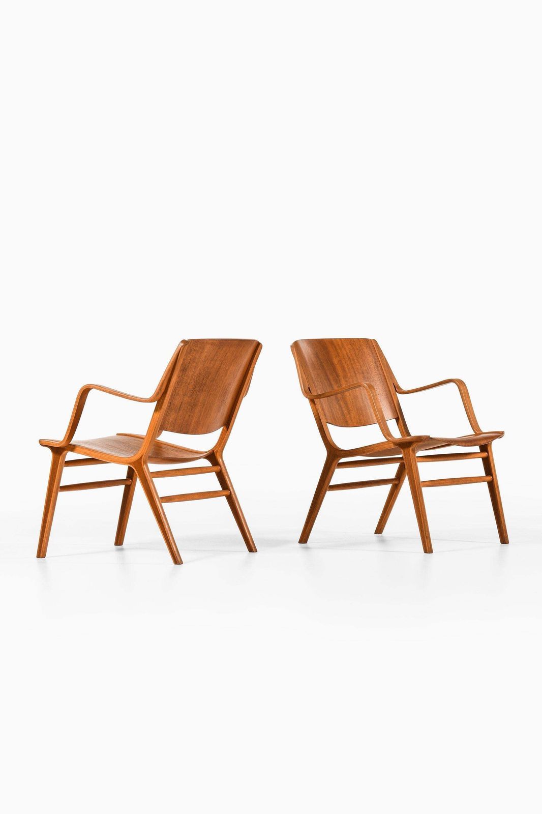Pair Of Easy Chairs In Teak & Beech By Peter Hvidt & Orla Mølgaard Nielsen, 1951 photo Furniture