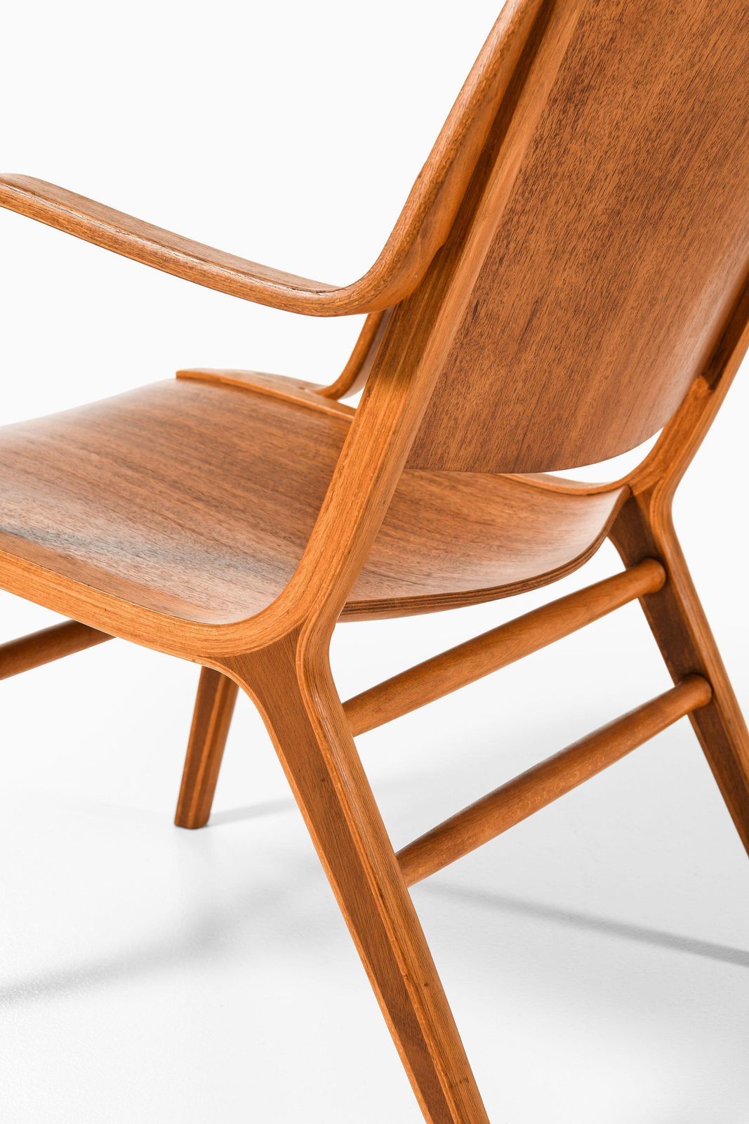 Pair Of Easy Chairs In Teak & Beech By Peter Hvidt & Orla Mølgaard Nielsen, 1951 photo vinterior