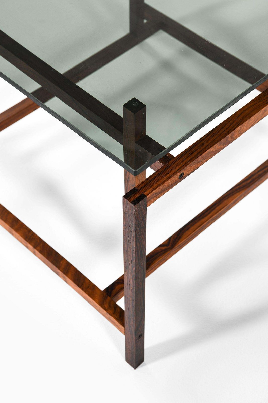 Side Tables In Rosewood And Glass By Henning Nørgaard, 1960's photo 7291.0