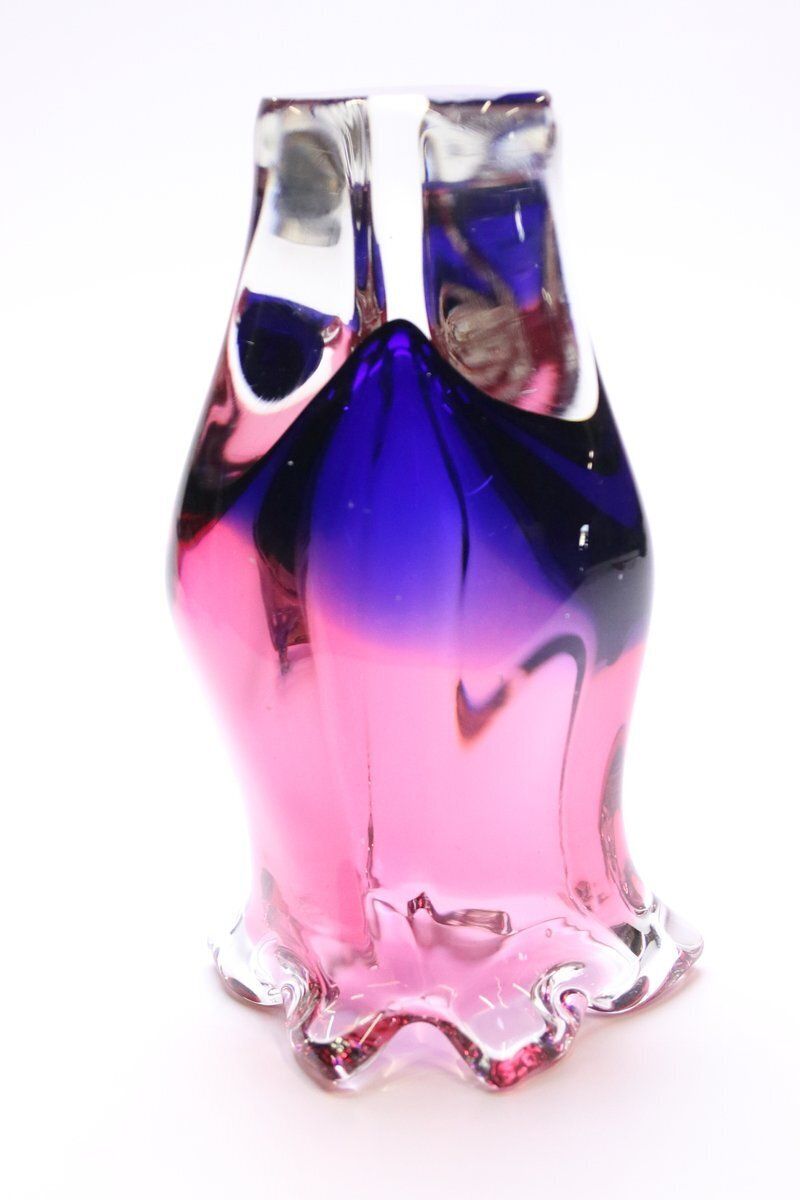 photo for sale Glass Vase And Bowl By Josef Hospodka For Sklarny Chribska, Czech, 1960s, Set Of 3