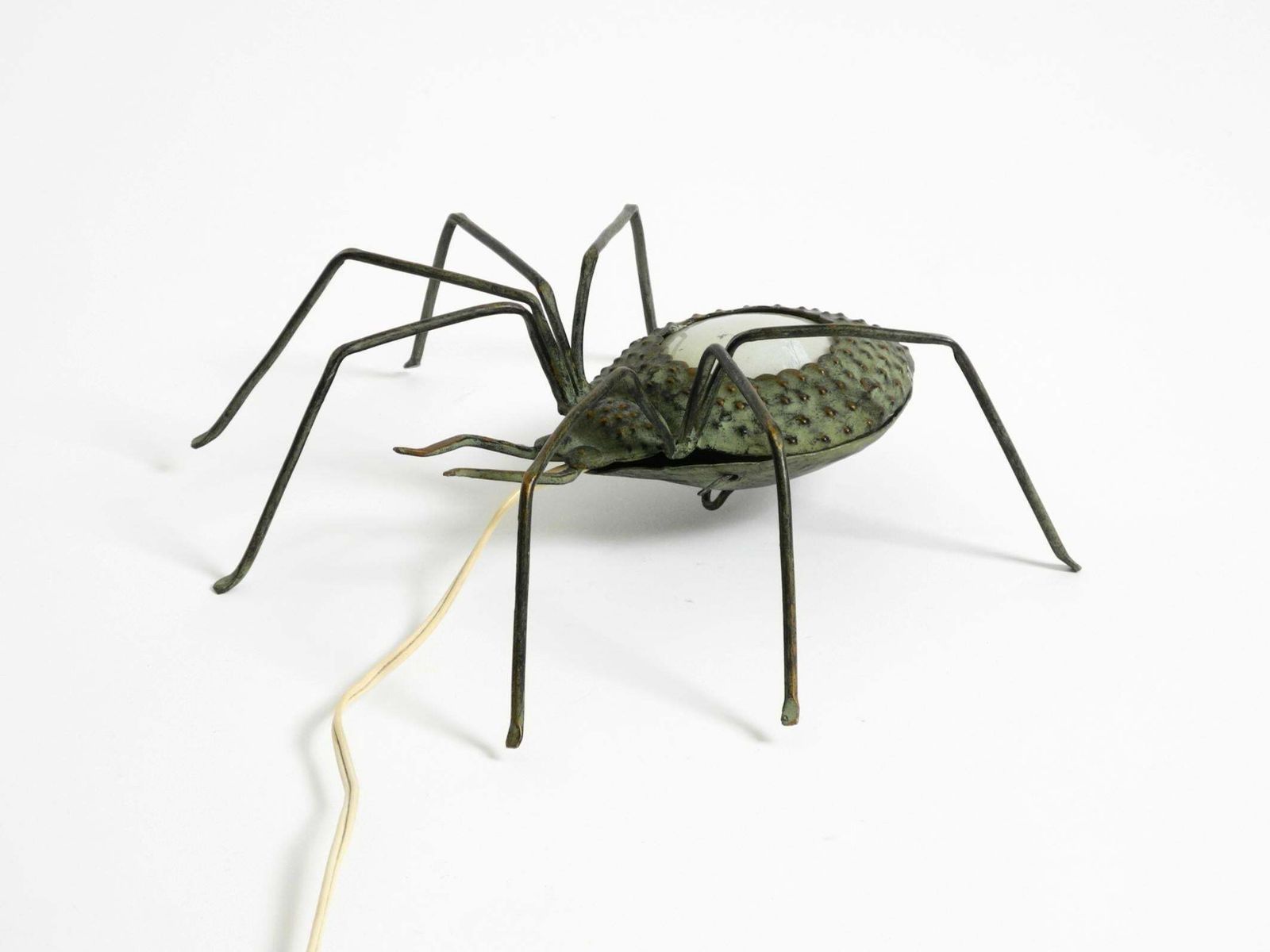 Beautiful Italian Mid Century Modern "Spider" Wall Lamp Made Of Metal photo vinterior