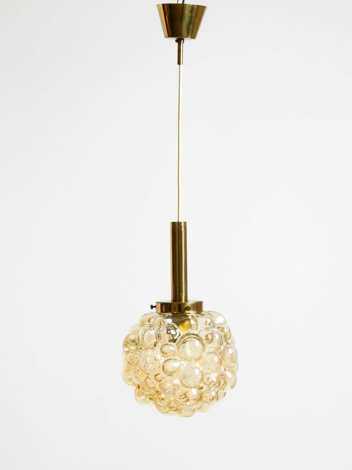 Original Glass Bubble Pendant Lamp From The 1960s  Manufactured By Limburg photo Lighting