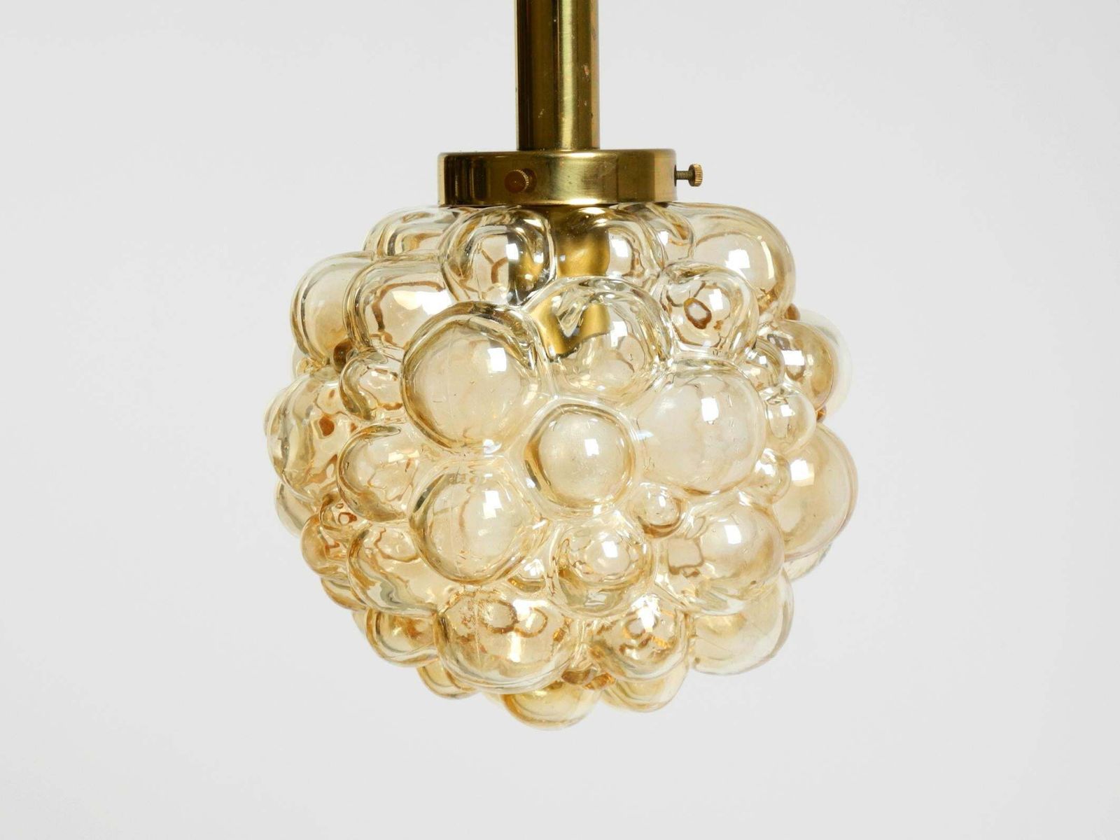 Original Glass Bubble Pendant Lamp From The 1960s  Manufactured By Limburg photo vintage