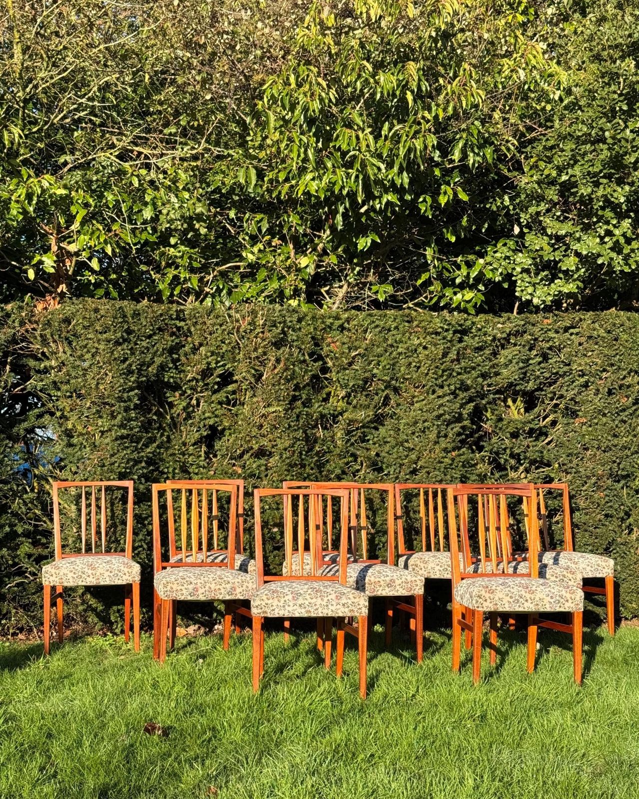 Ten Mid Century Teak Dining Chairs By Gordon Russell 1960 photo Art