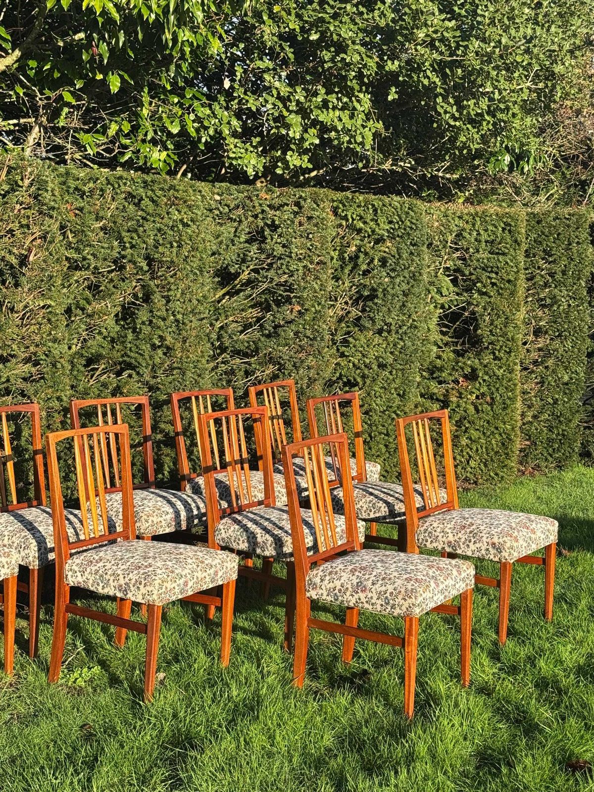 photo for sale Ten Mid Century Teak Dining Chairs By Gordon Russell 1960