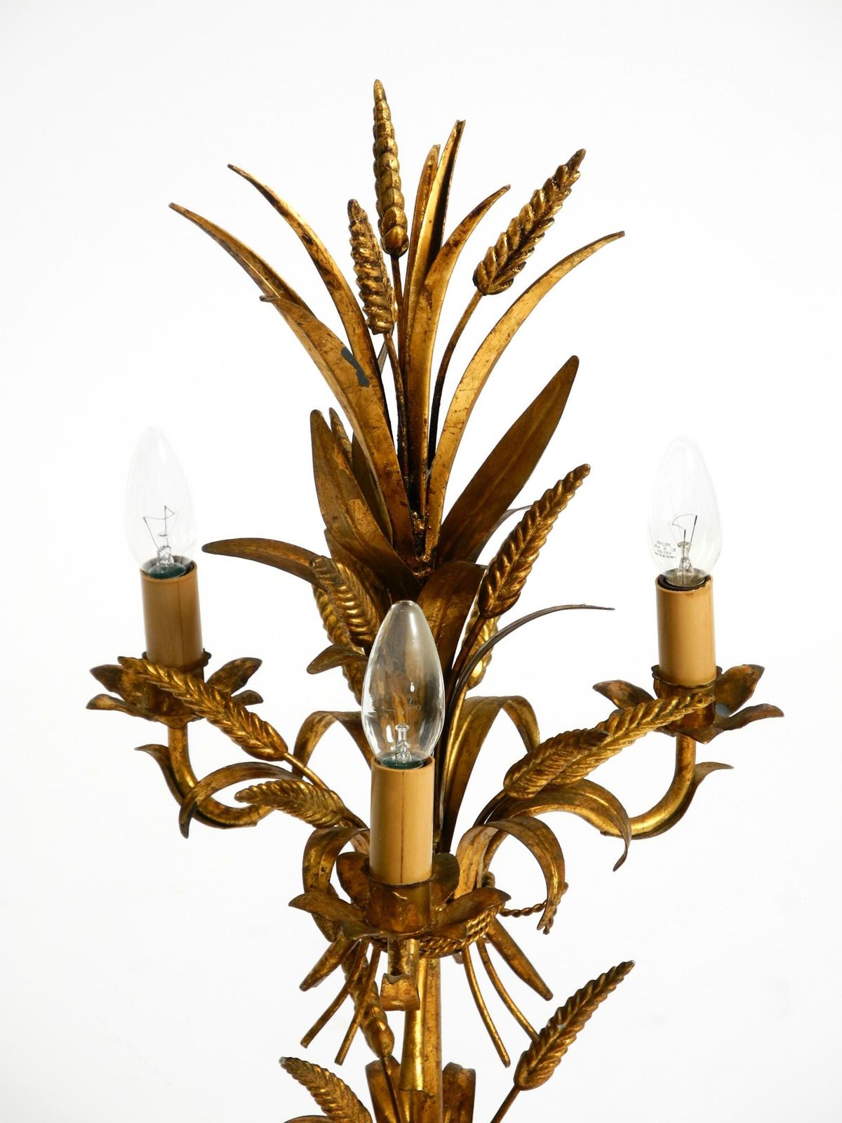 photo buy Beautiful 1970s Floral Table Lamp By Hans Kögl In The Shape Of A Wheat Sheaf
