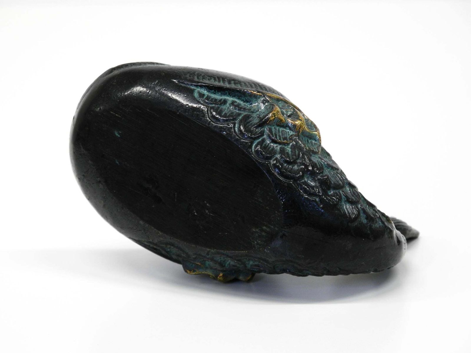 photo for sale Mid Century Bronze Table Or Hand Ashtray By Walter Bosse In The Shape Of A Fish