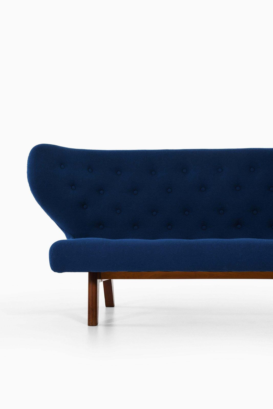Sofa In Teak And Reupholstered In Kvadrat Fabric, 1940's photo buy