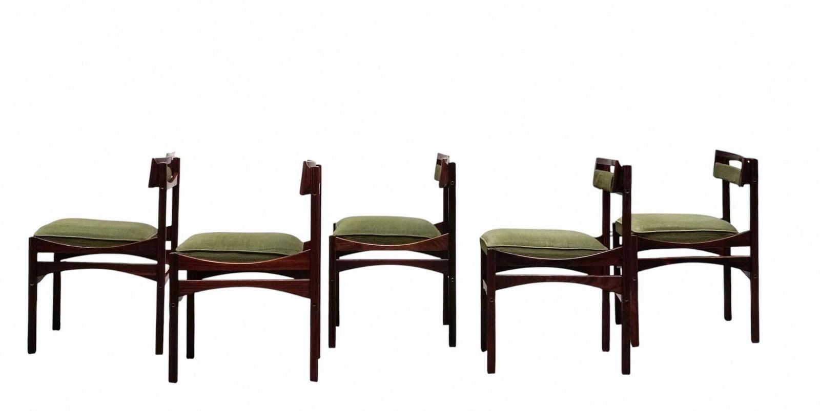 Franco Bettonica Set Di 5 Sedie Da Pranzo, Italia 1968 photo Furniture