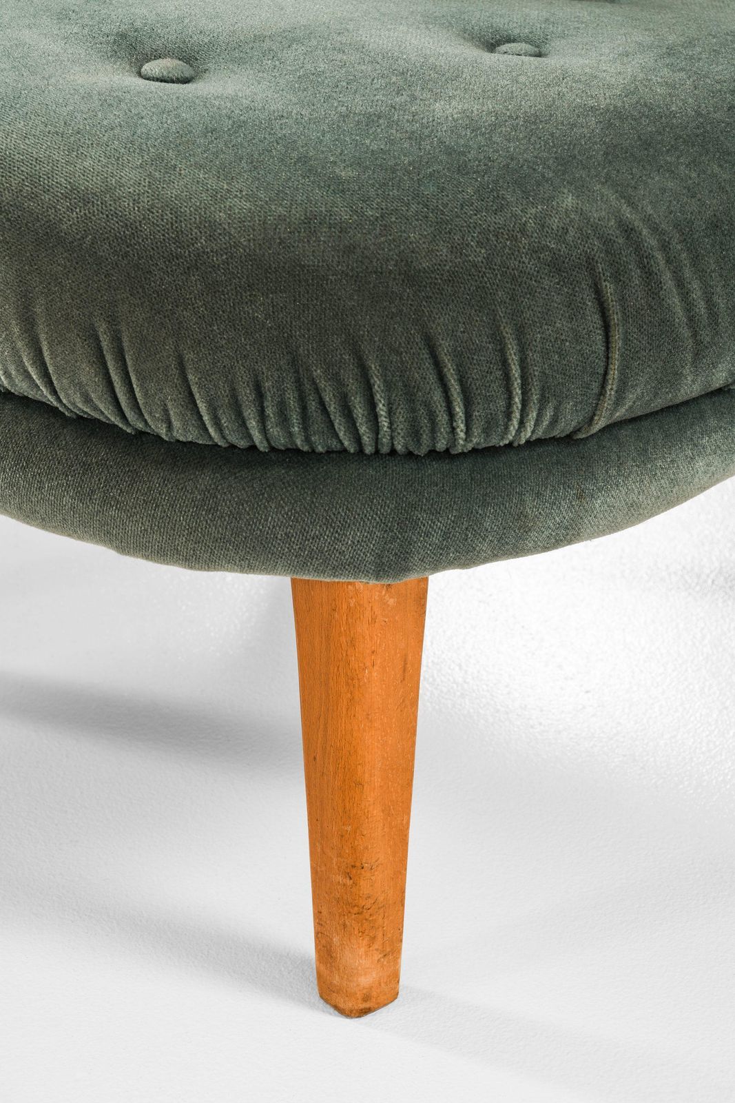 photo for sale Easy Chairs In Beech And Original Mohair Velvet Upholstery By Arne Norell, 1952