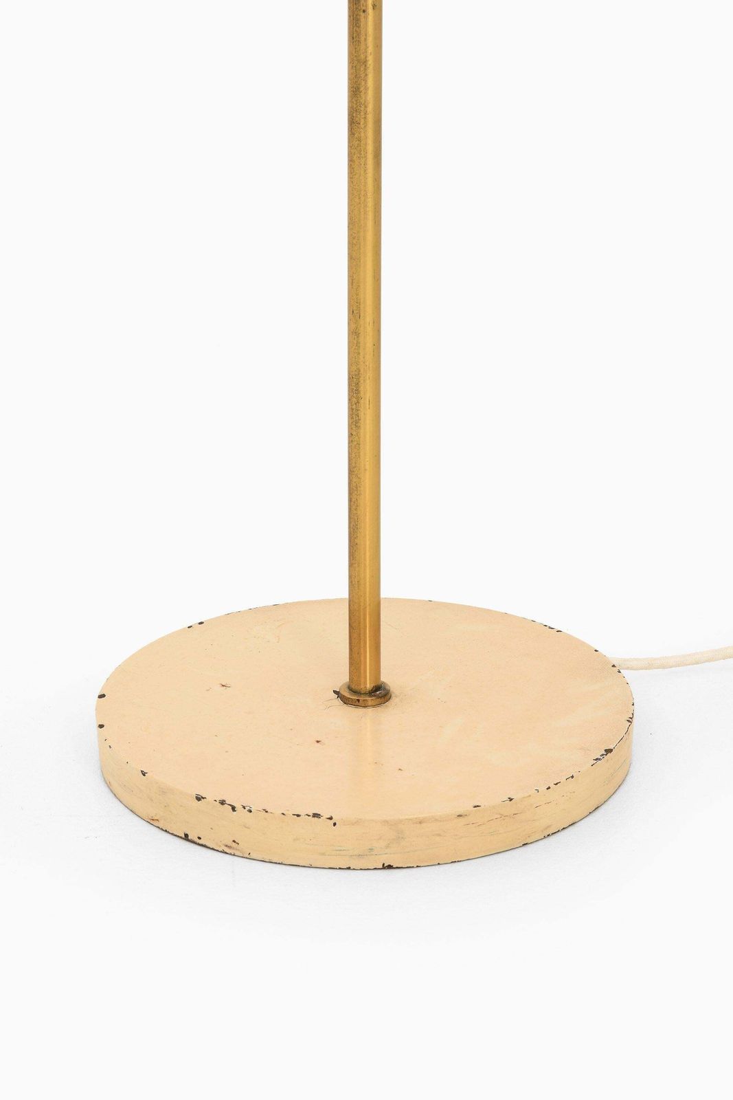 Floor Lamp In Bronze Patinated Brass And Glass Shades By Poul Henningsen, 1940's photo vintage