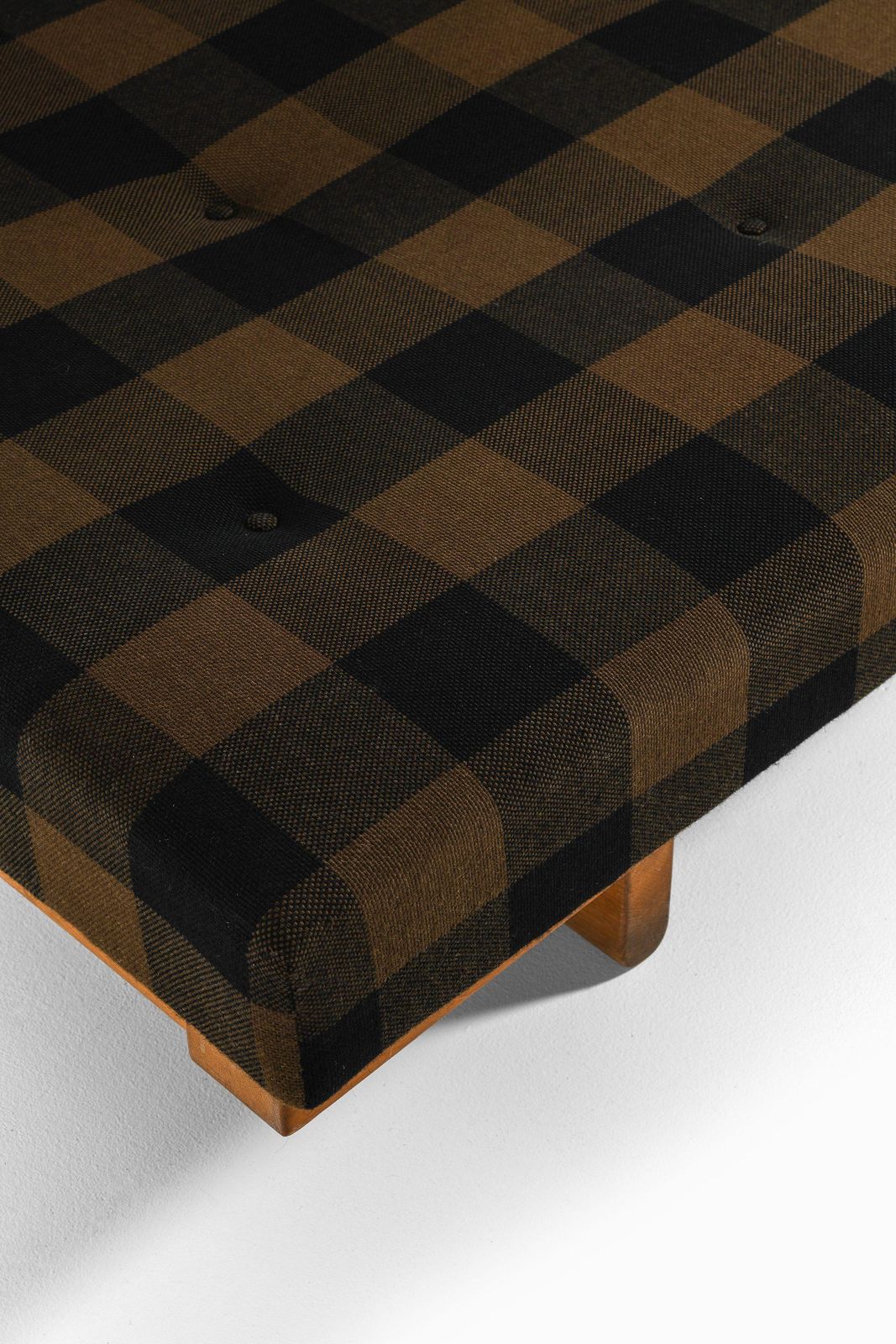 Sofa / Daybed In Oak, Brass And Original Fabric By Børge Mogensen, 1950's photo buy