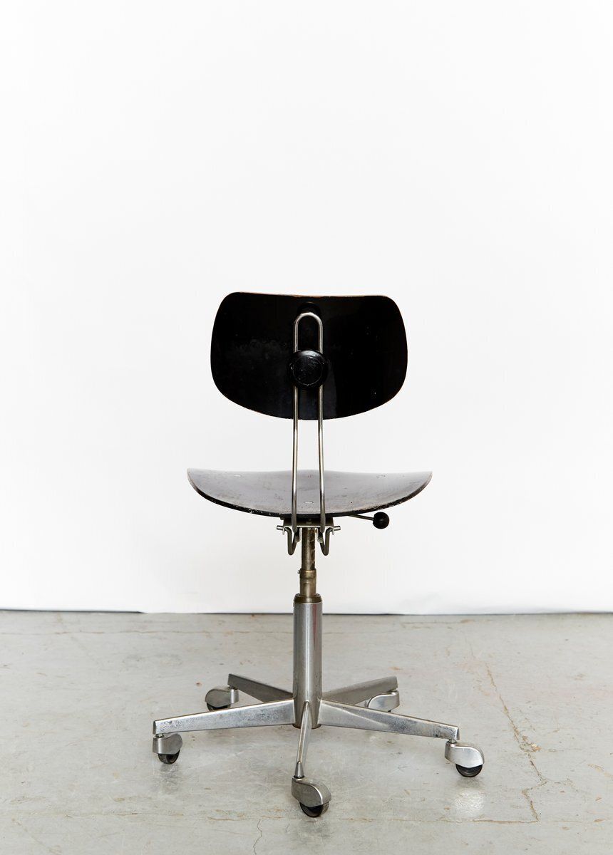Mid Century Model Se 40 Swivel Chair By Egon Eiermann For Wilde+Spieth photo for sale