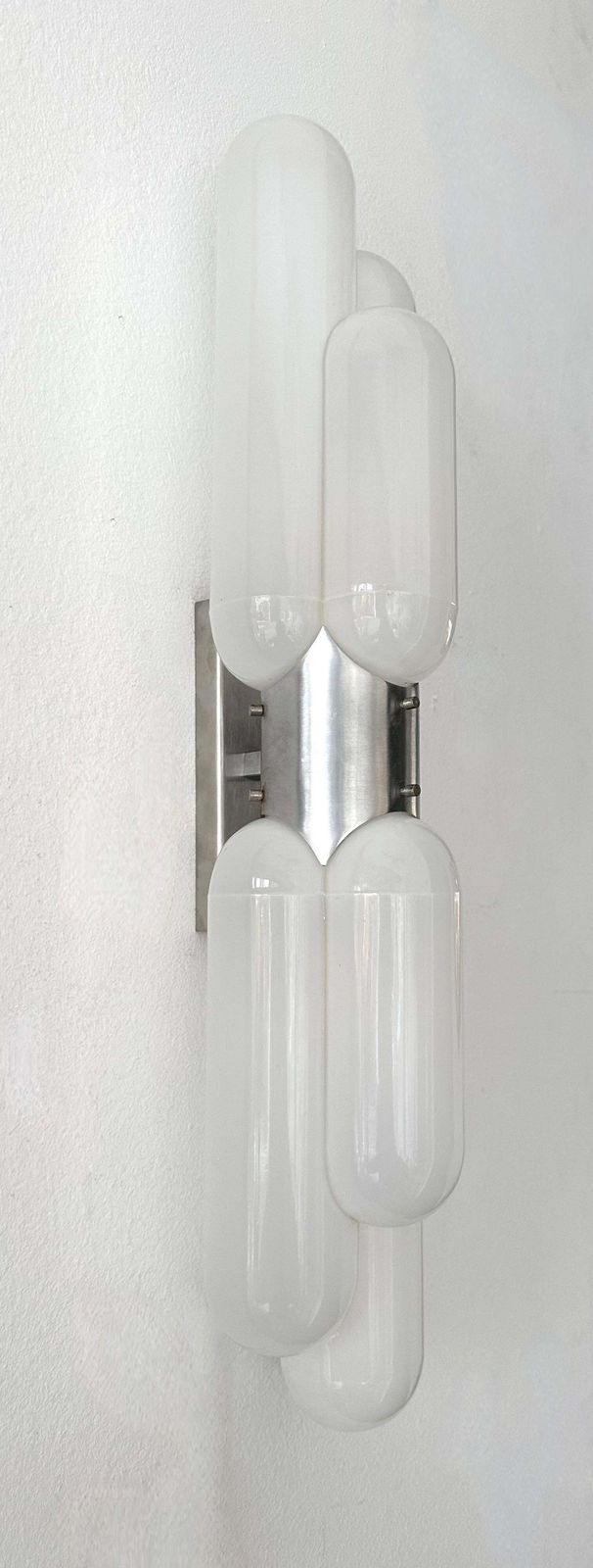 photo vinterior Torpedo Murano Glass Sconce By Carlo Nason For Mazzega, Italy, 1970s