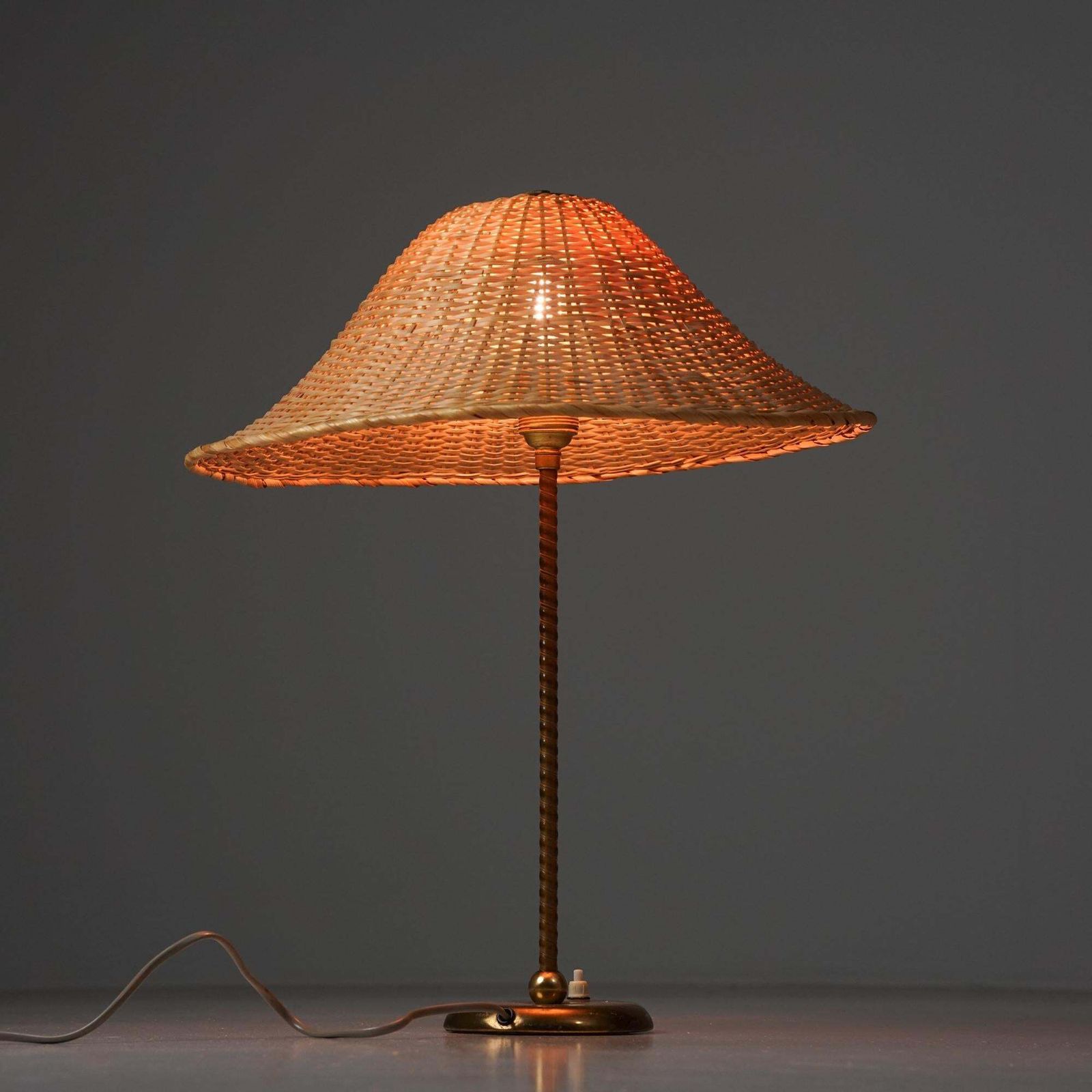 Model 2059 Table Lamp, Lisa Johansson Pape, Orno Oy, 1950s photo vintage