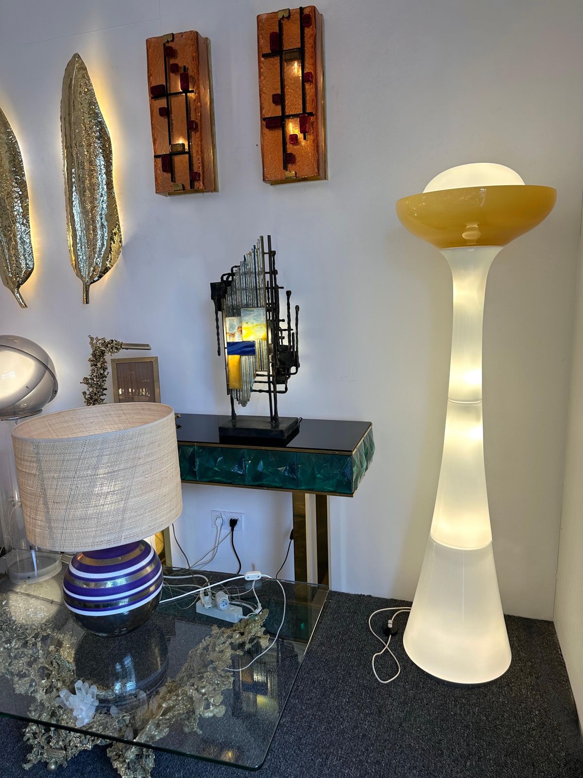 Floor Lamp Murano Glass By Carlo Nason For Selenova,  Italy, 1970s photo 8674.0