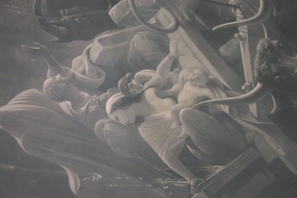 Jean Pierre Marie Jazet, Large Engravings, 19th Century, Framed, Set Of 2 photo vinterior