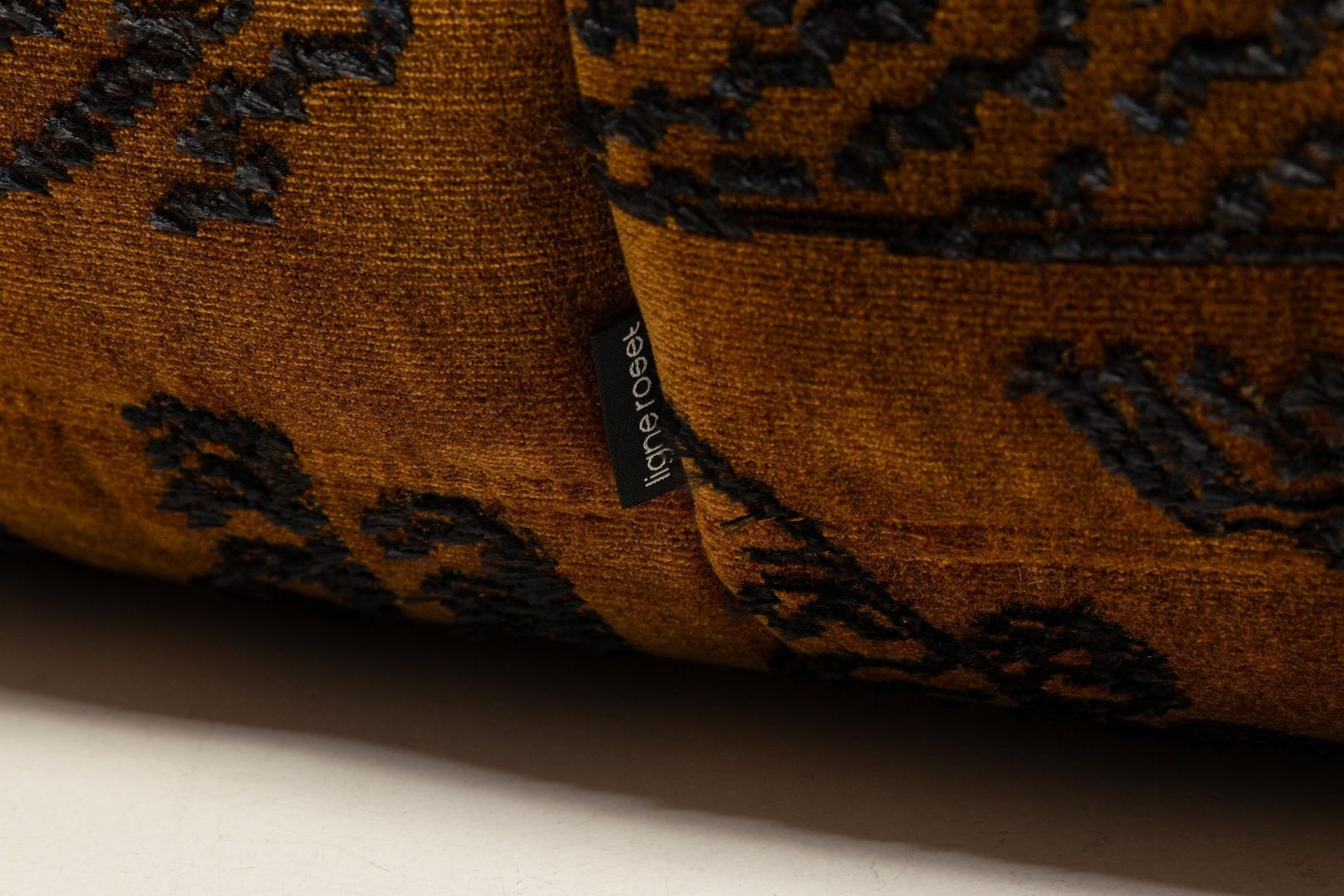 Michel Ducaroy For Ligne Roset Togo Footstool Ottoman In Tiger Mountain By Dedar photo vintage