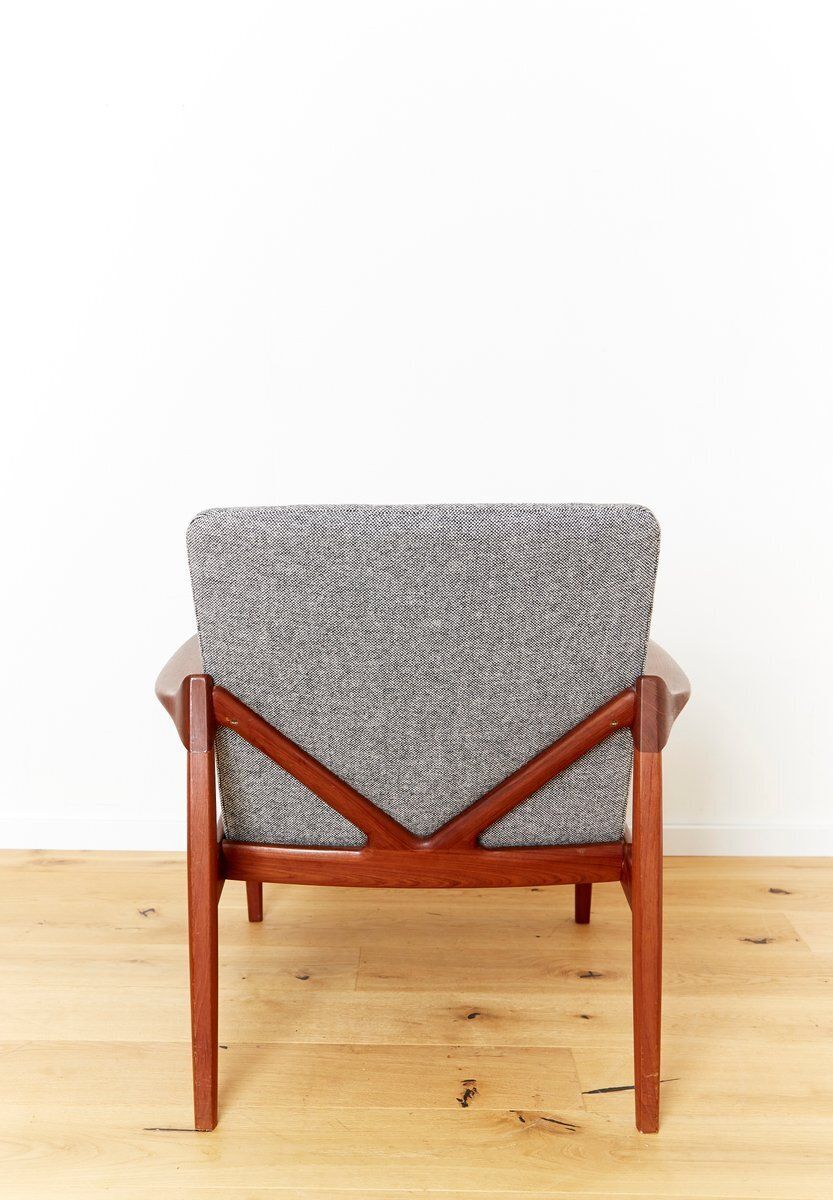 Easy Chair Fd125 By Tove & Edvard Kindt Larsen For France & Son, 1960s photo for sale