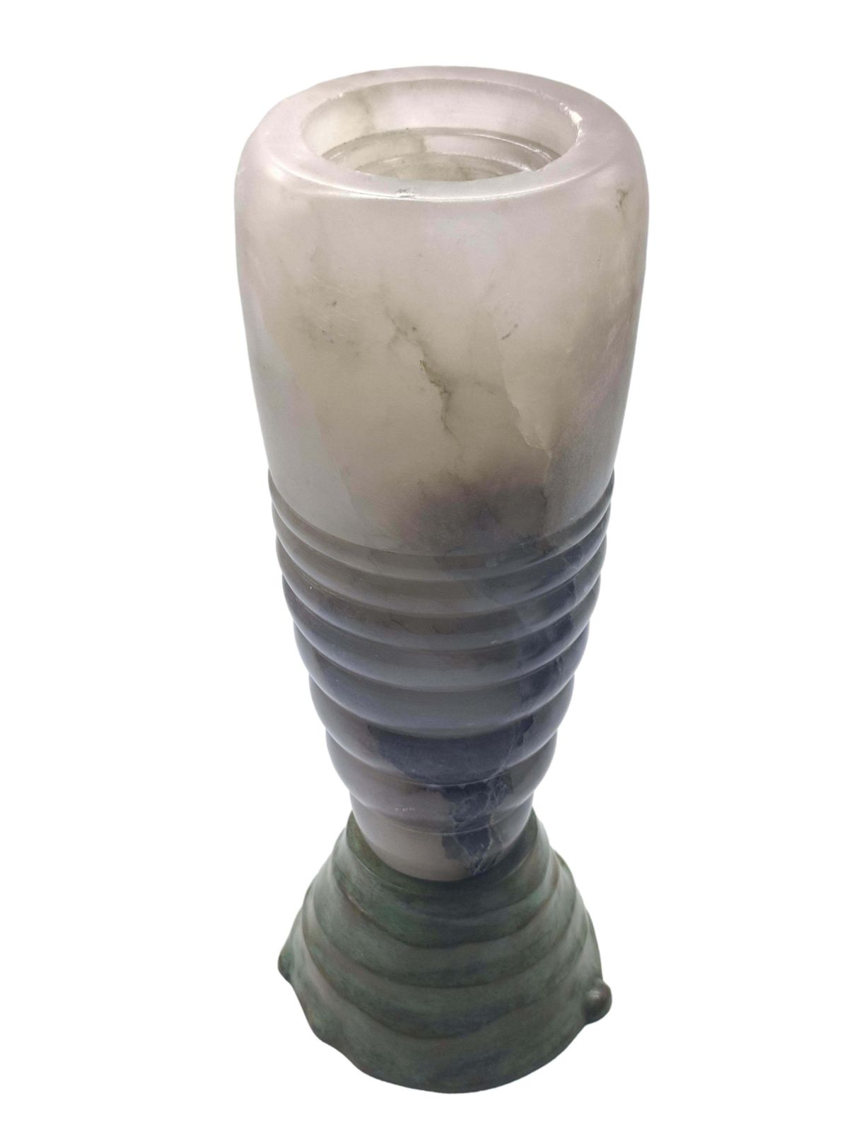 Hannibal Oste Alabaster Vase, Italy 2009 photo vinterior