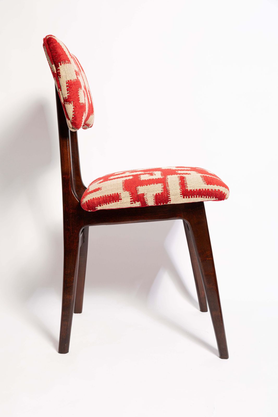 Set Of Six Mid Century Butterfly Chairs, Delfi Carmine C&C, Walnut Wood, 1960s photo vinterior