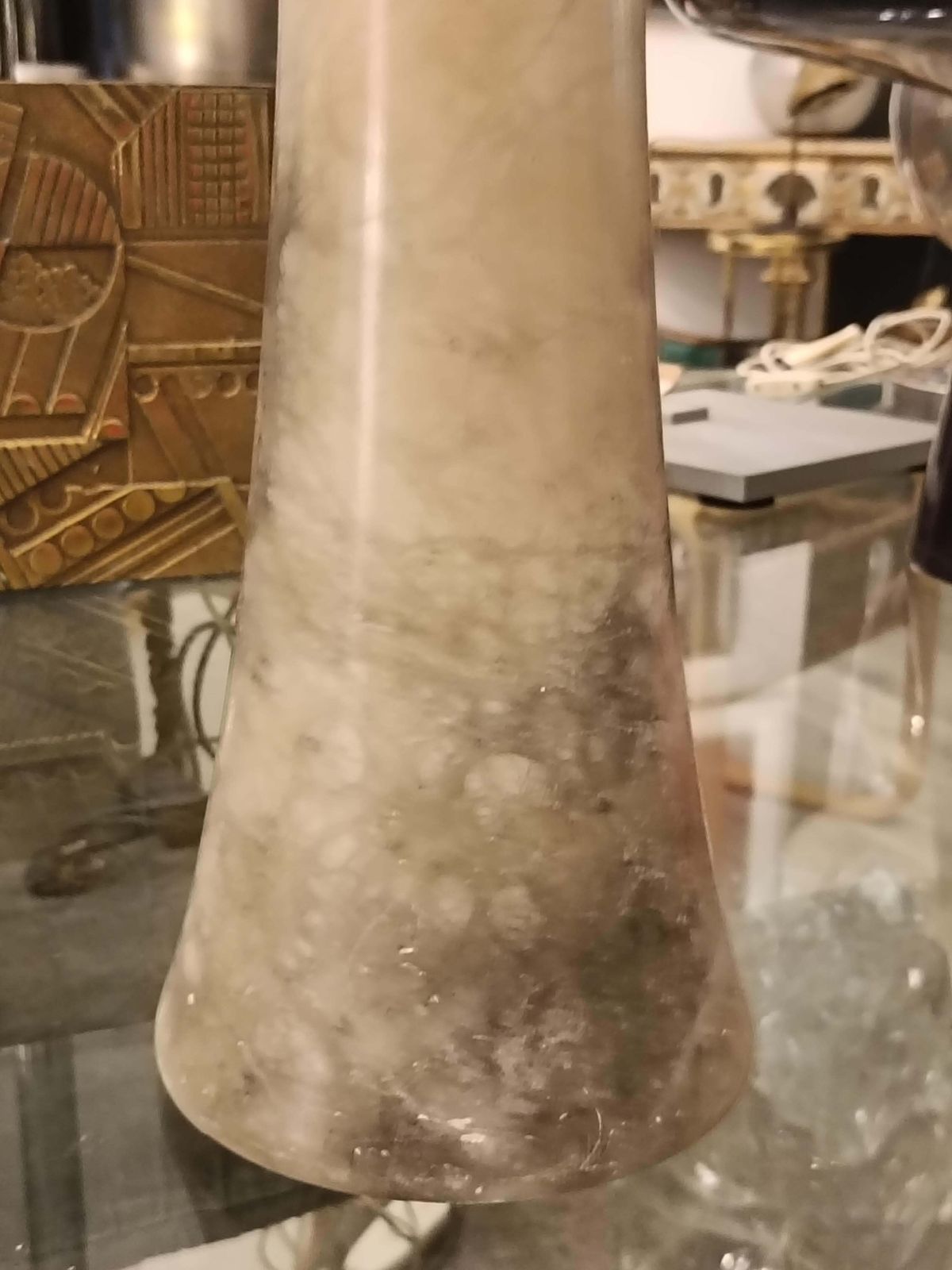 Hannibal Oste Alabaster Vase, Italy 2009 photo vinterior
