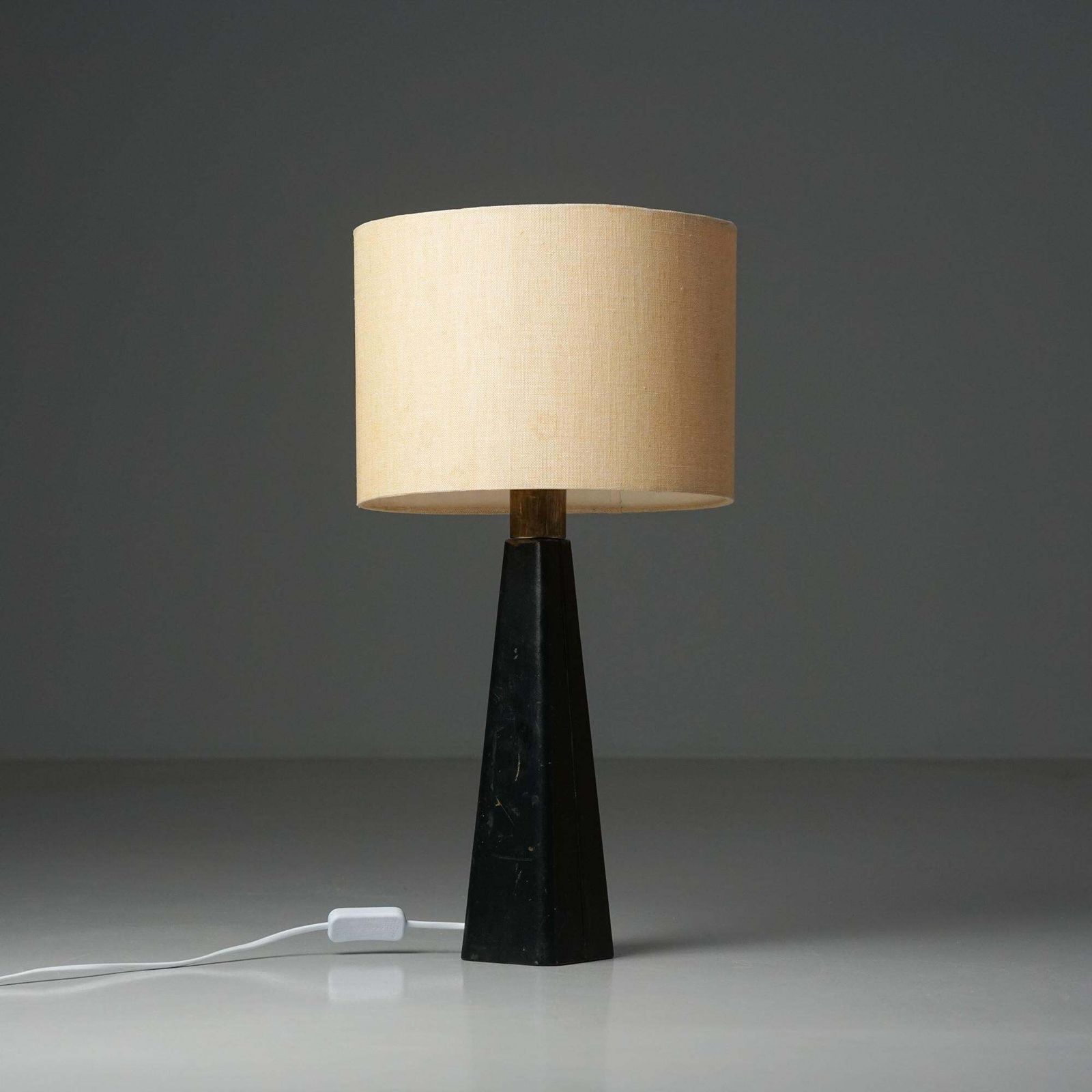 Model 46 017 Leather Table Lamp, Lisa Johansson Pape, Stockmann/Orno, 1960s photo furniture