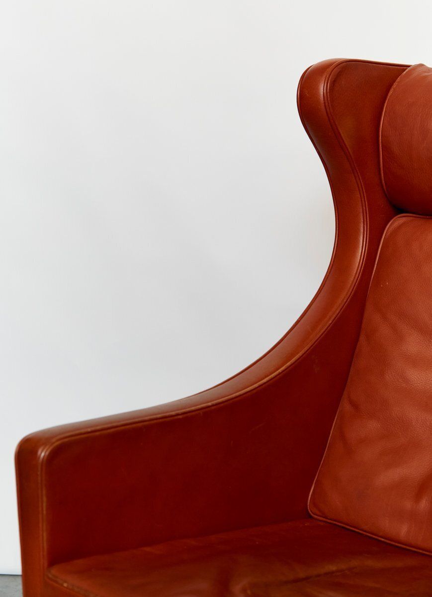 photo for sale Model 2204 Wingback Chair By Børge Mogensen For Fredericia, 1970s