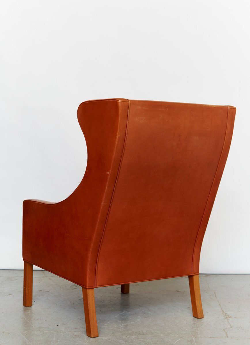 photo vintage Model 2204 Wingback Chair By Børge Mogensen For Fredericia, 1970s
