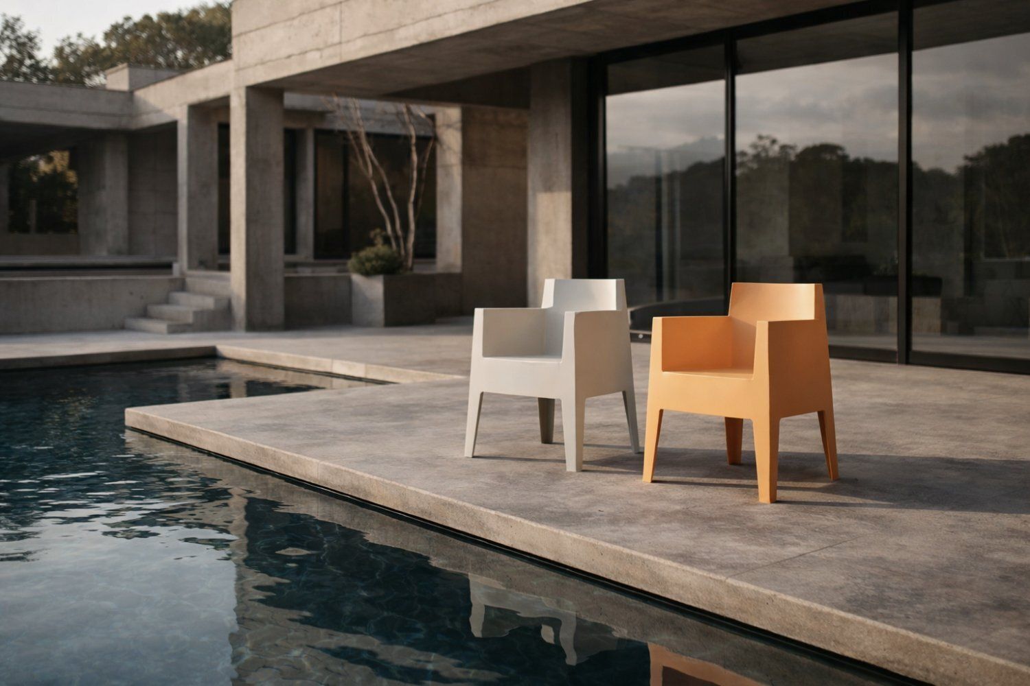 1809.0 Mid Century Modern Italian Atlantide Toy Plastic Chairs By Philippe Starck For Driade, 1990s, Set Of 4 photo