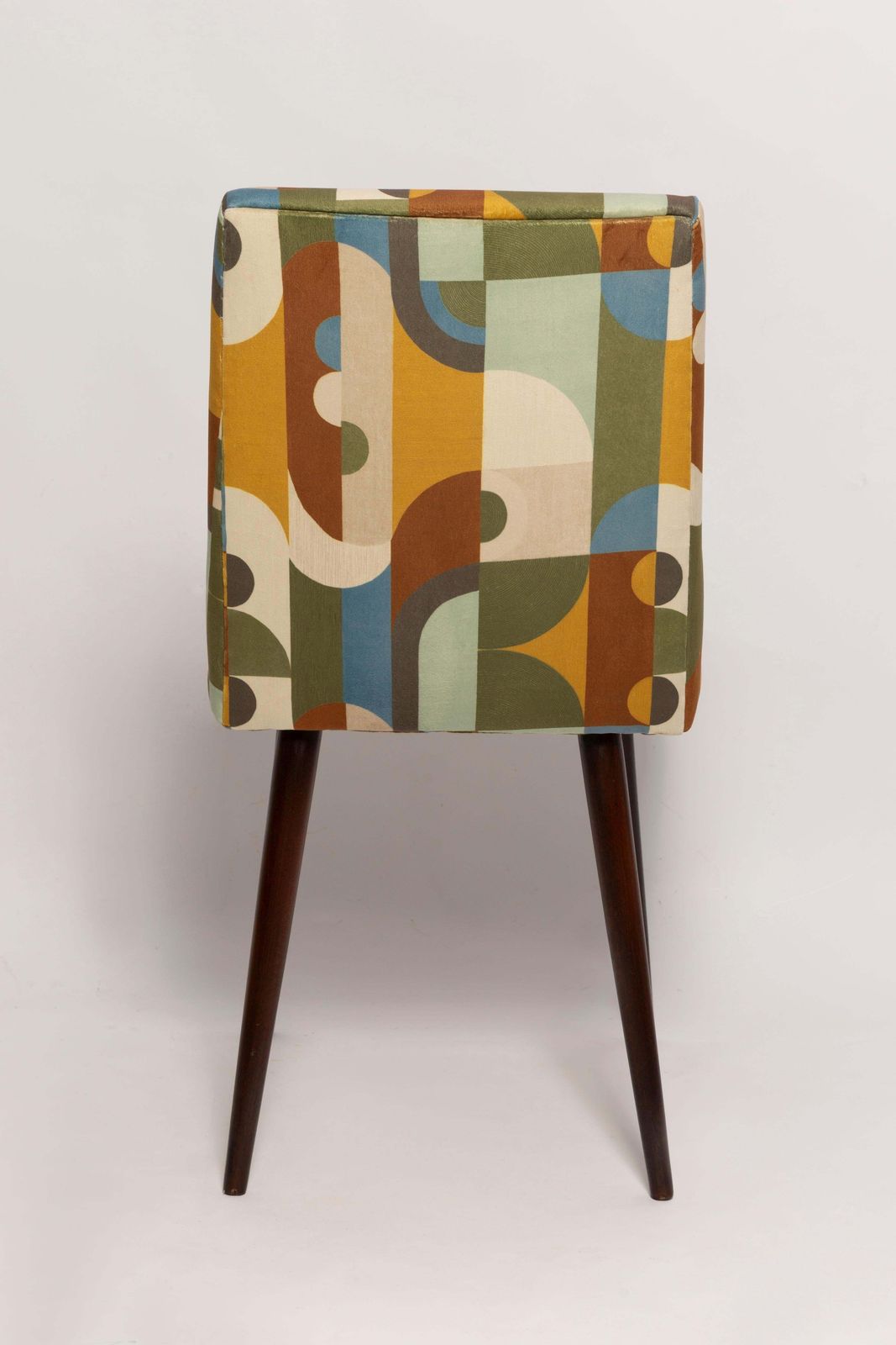 Set Van Tien Mid Century Stoelen In Reciproque Fluweel Van Casamance, Jaren 1960. photo vinterior