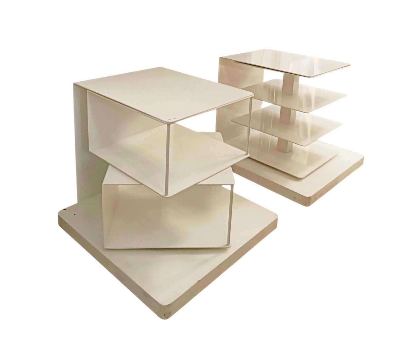 Pair Of Nightstands / Bookcases Ptolomeo, Italy 1980s photo Furniture