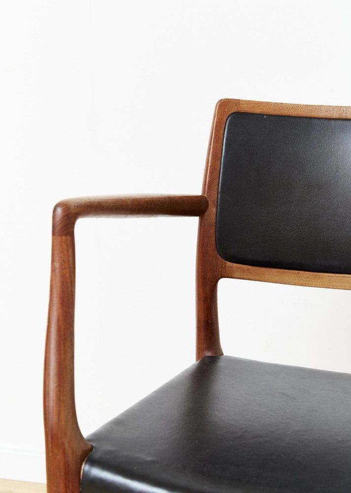 Model 65 Chair In Teak By Niels Otto Møller For J.L. Møllers, 1960s photo Furniture