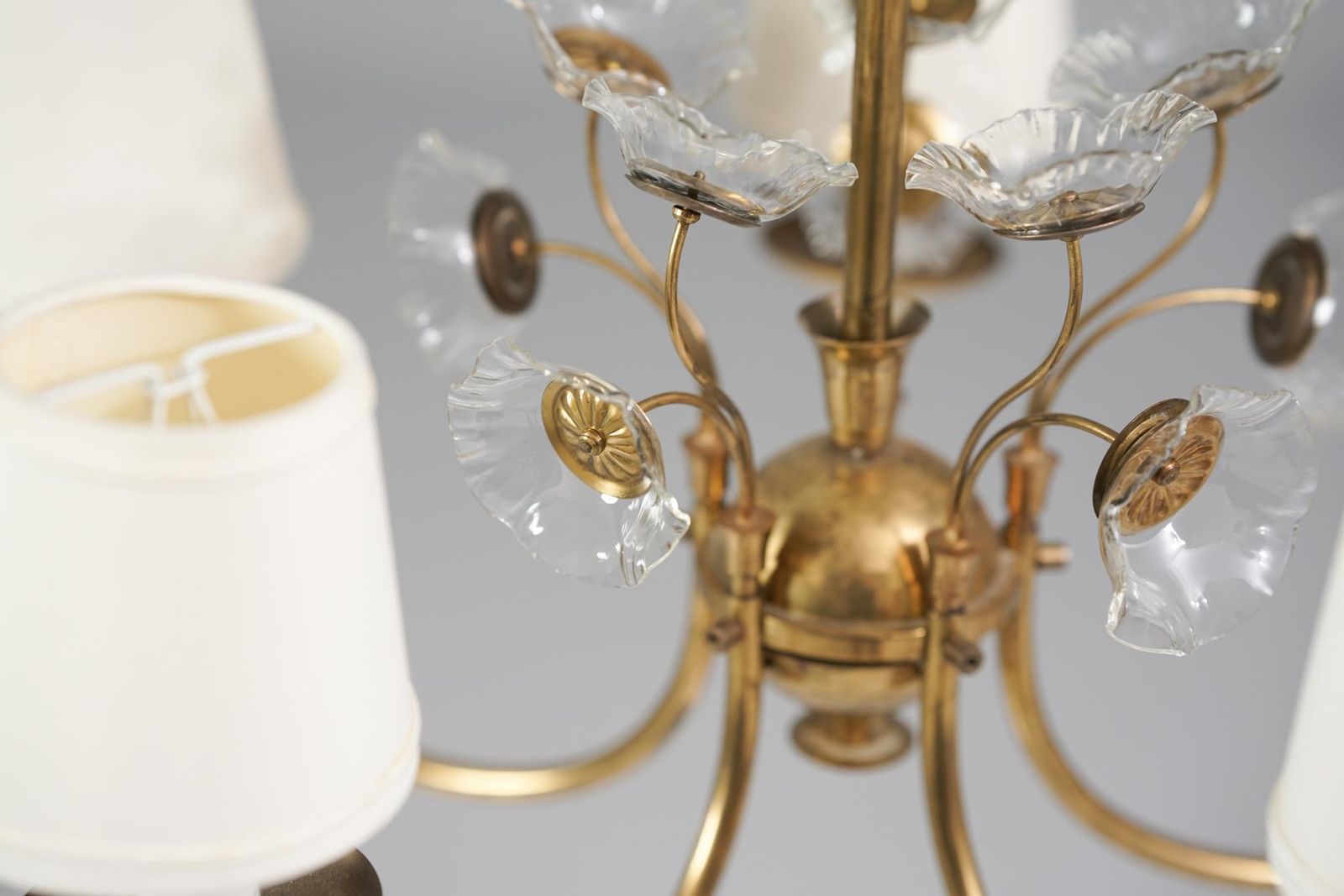 Rare Chandelier, Lisa Johansson Pape, 1940s photo Lighting