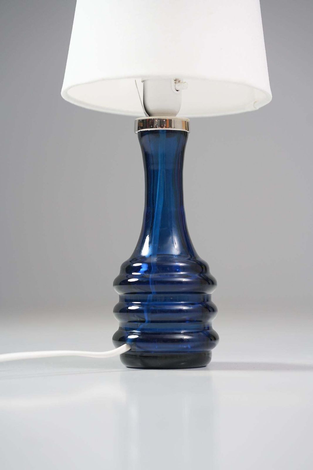 Glass Table Lamp, Carl Fagerlund, Orrefors, Sweden, 1970s photo for sale