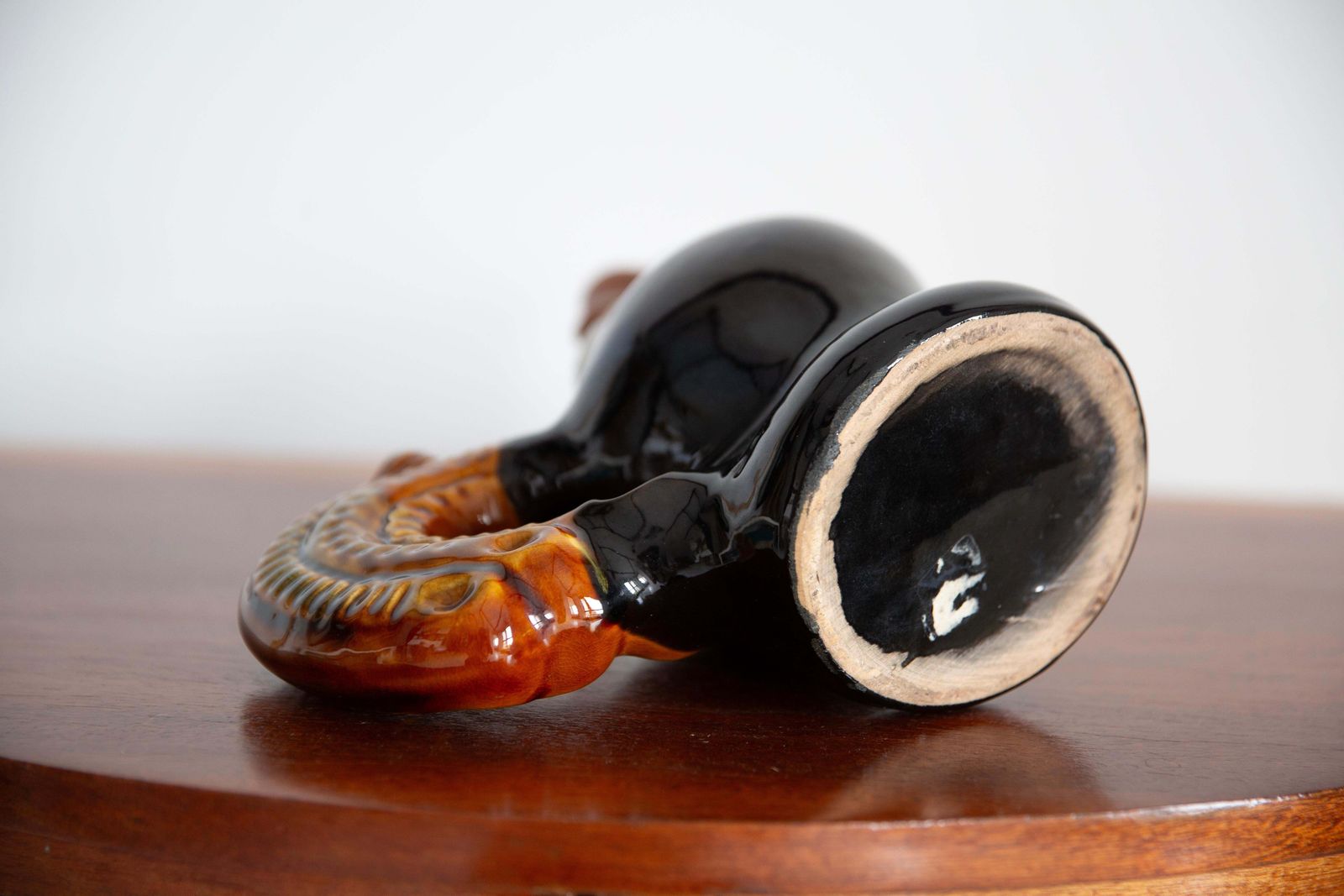 photo vinterior Mid Century Brown Cock Decanter Carafe, Ceramic, Europe, 1960s