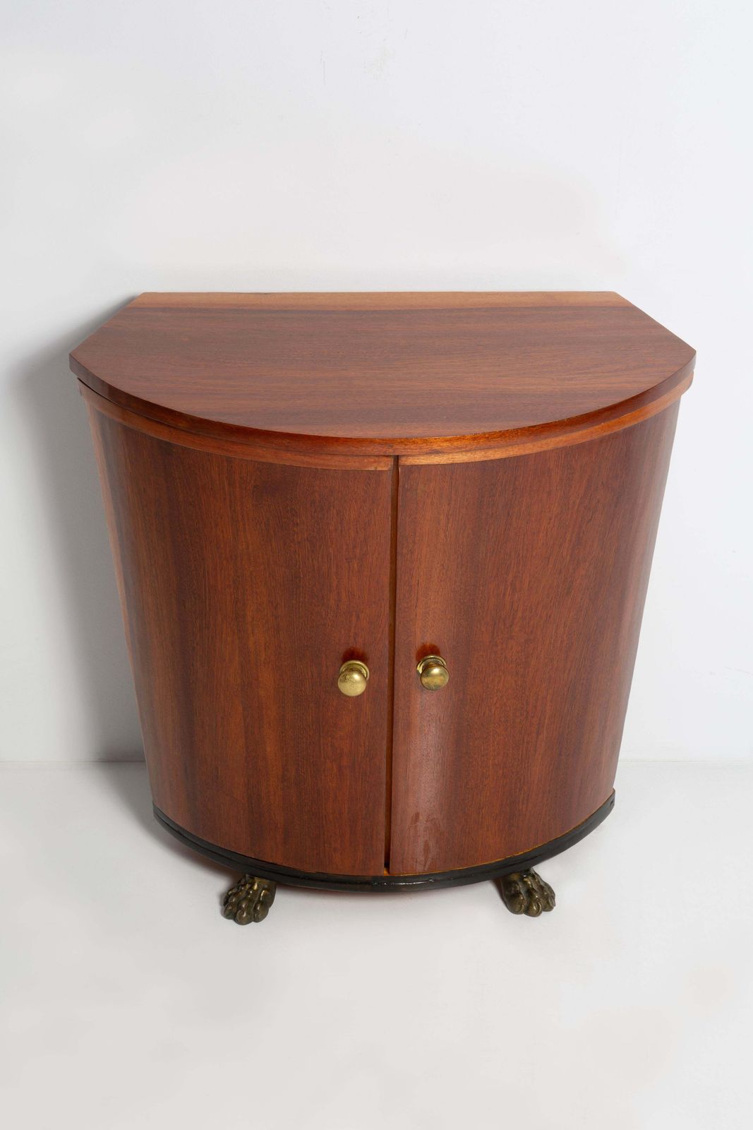 Mid Century Modern Vintage Tv Side Table, Cabinet, Beechwood, Poland, 1960s photo for sale